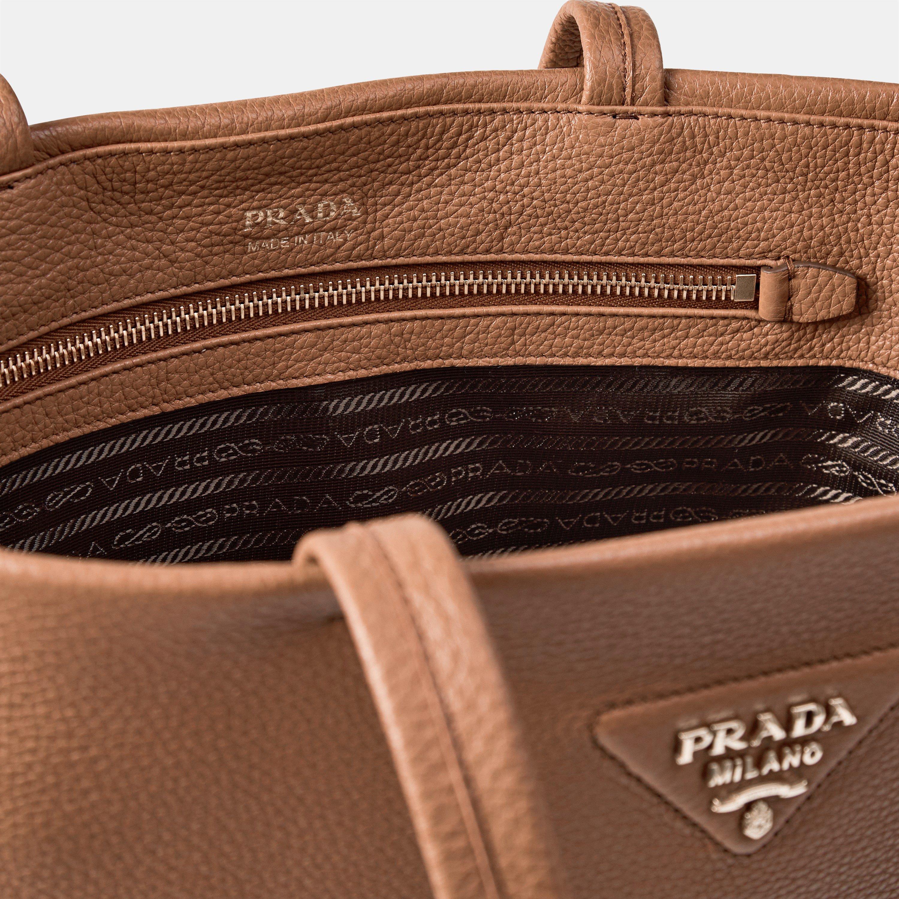 Caramelo - Prada - Daino Soft Tote Bag - 5