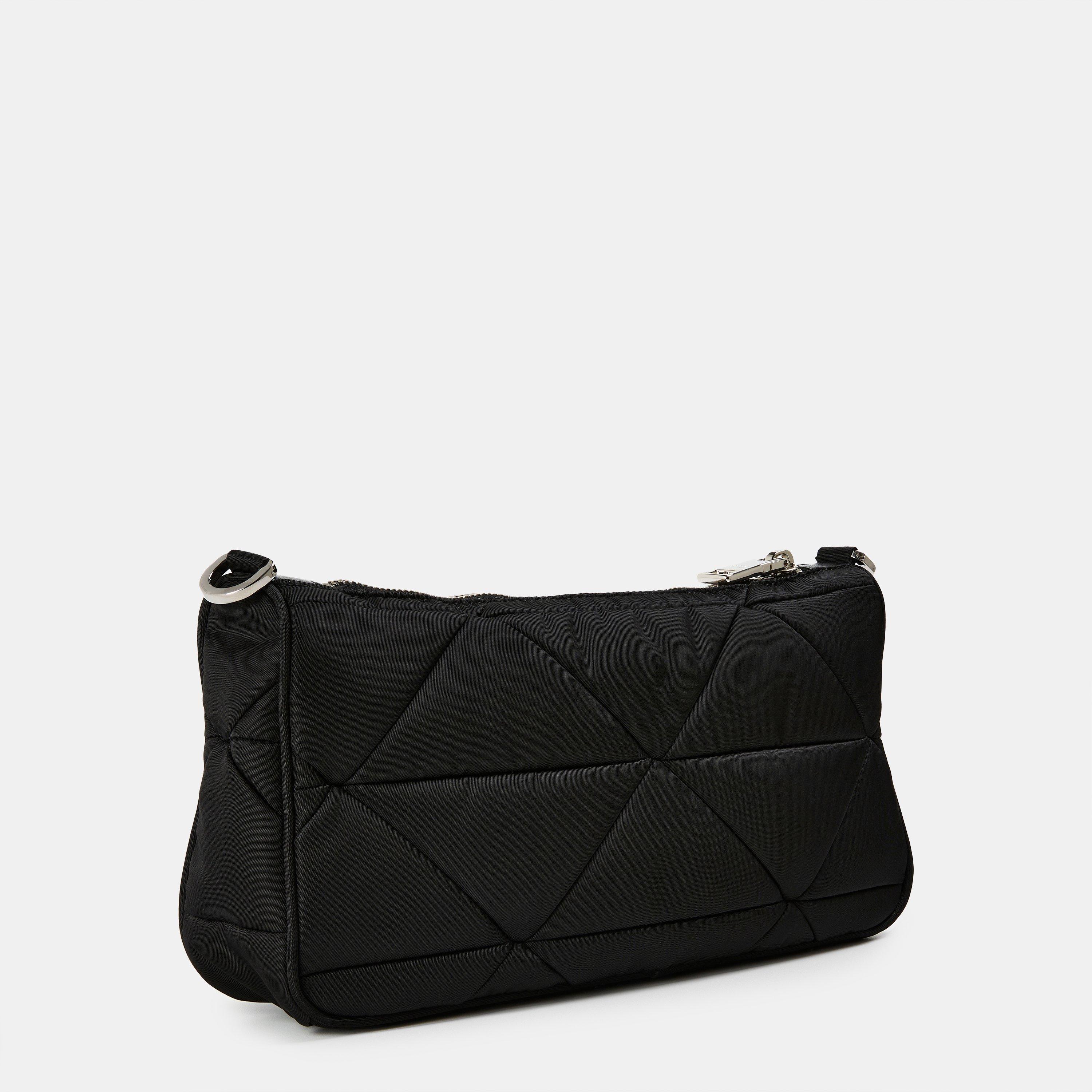 Nero - Prada - Women's Quilted Nylon Shoulder Bag - 2