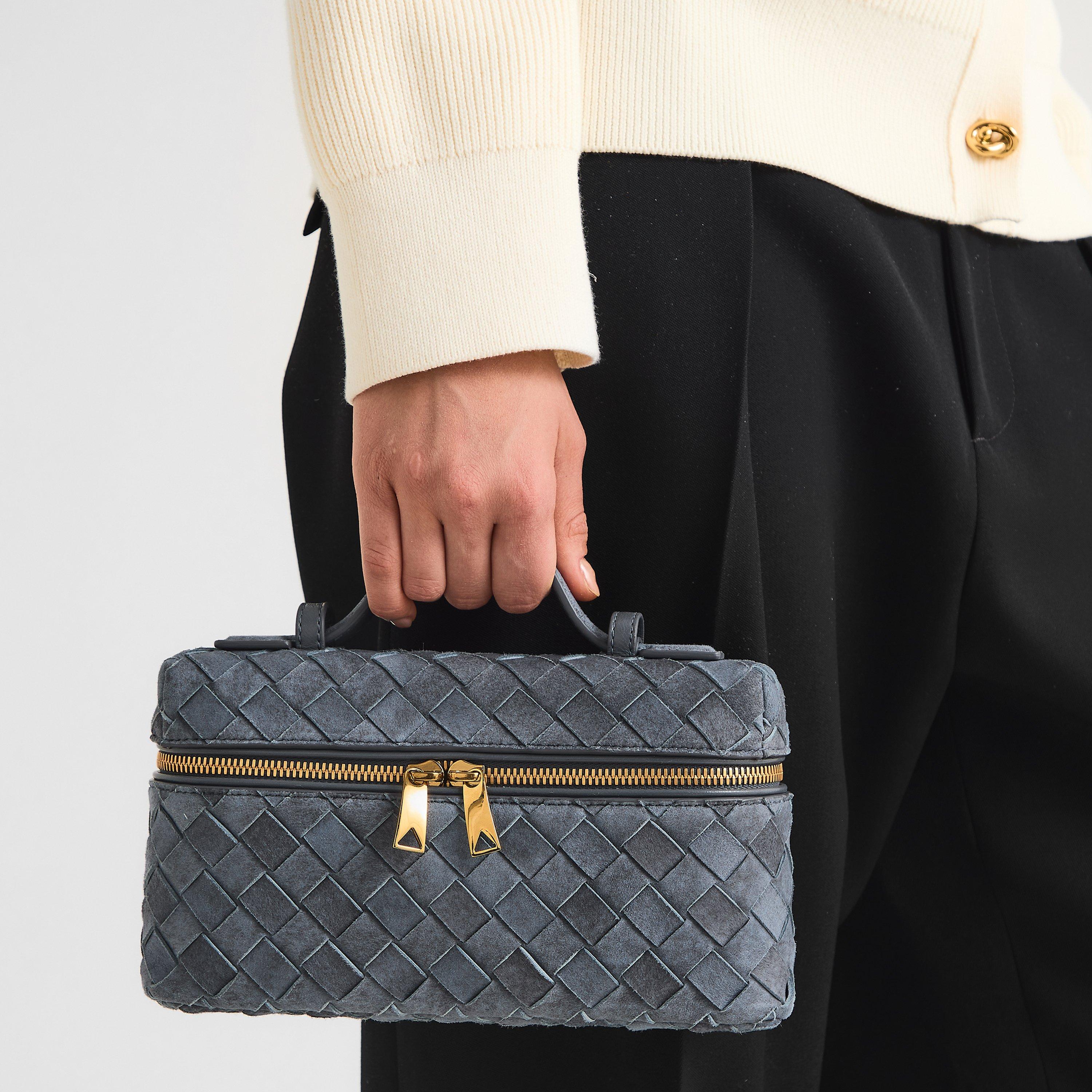 Cloudy Indigo - Bottega Veneta - Suede Bang Bang Bag - 3