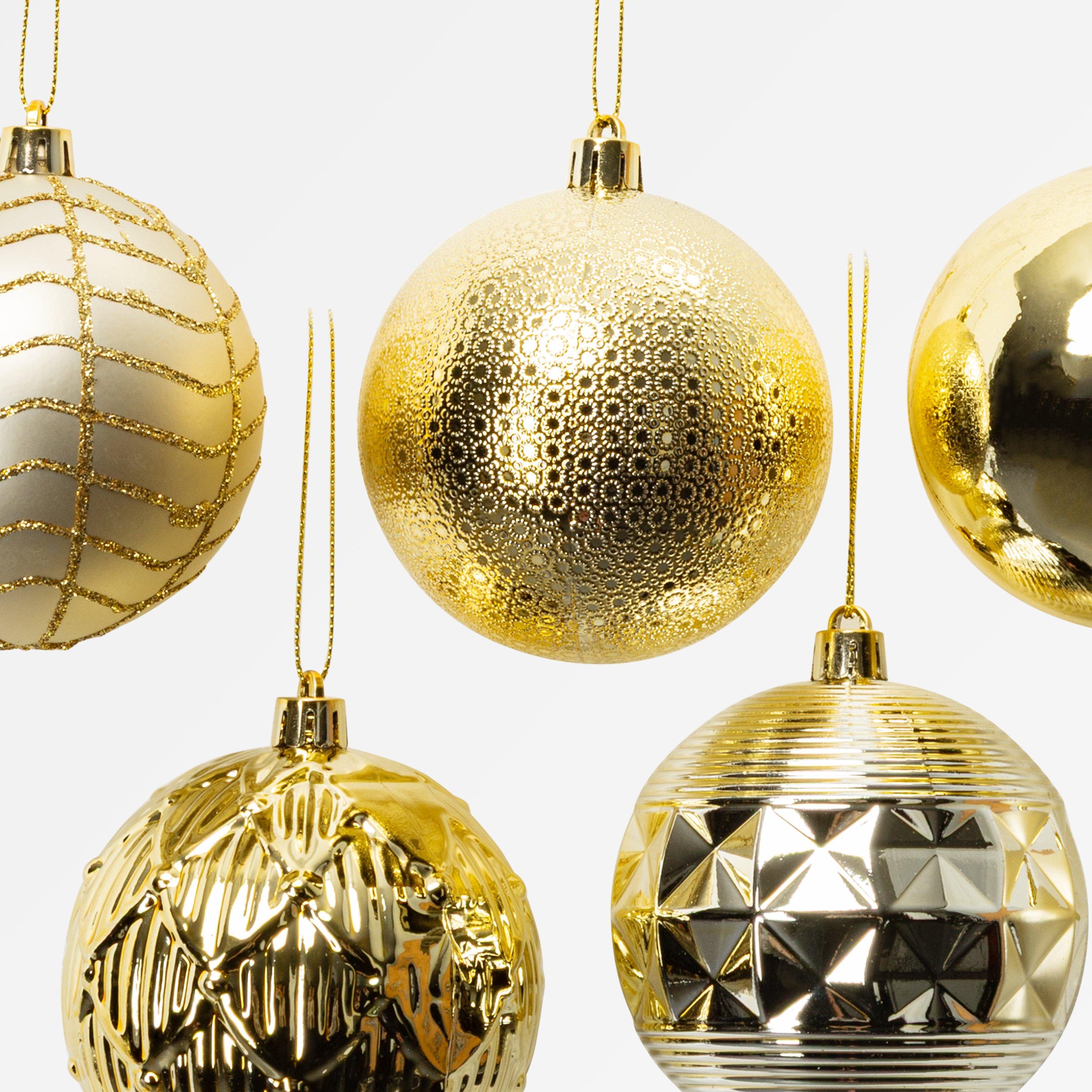 Gold - The Spirit Of Christmas - 50pc Baubles 54 Gold One Size - 4