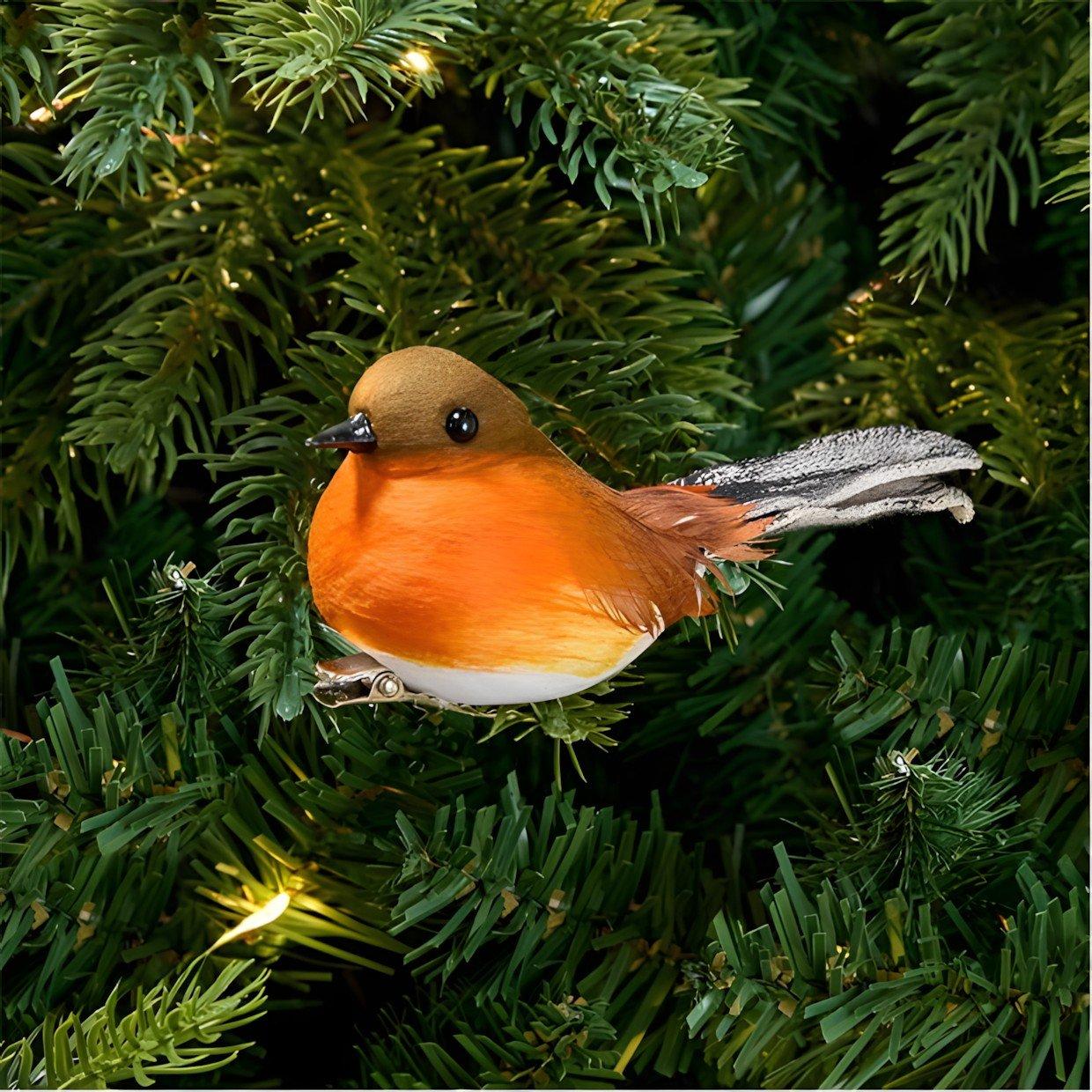 Robin - The Spirit Of Christmas - 6pk Tree Decs 54 Robin One Size - 3