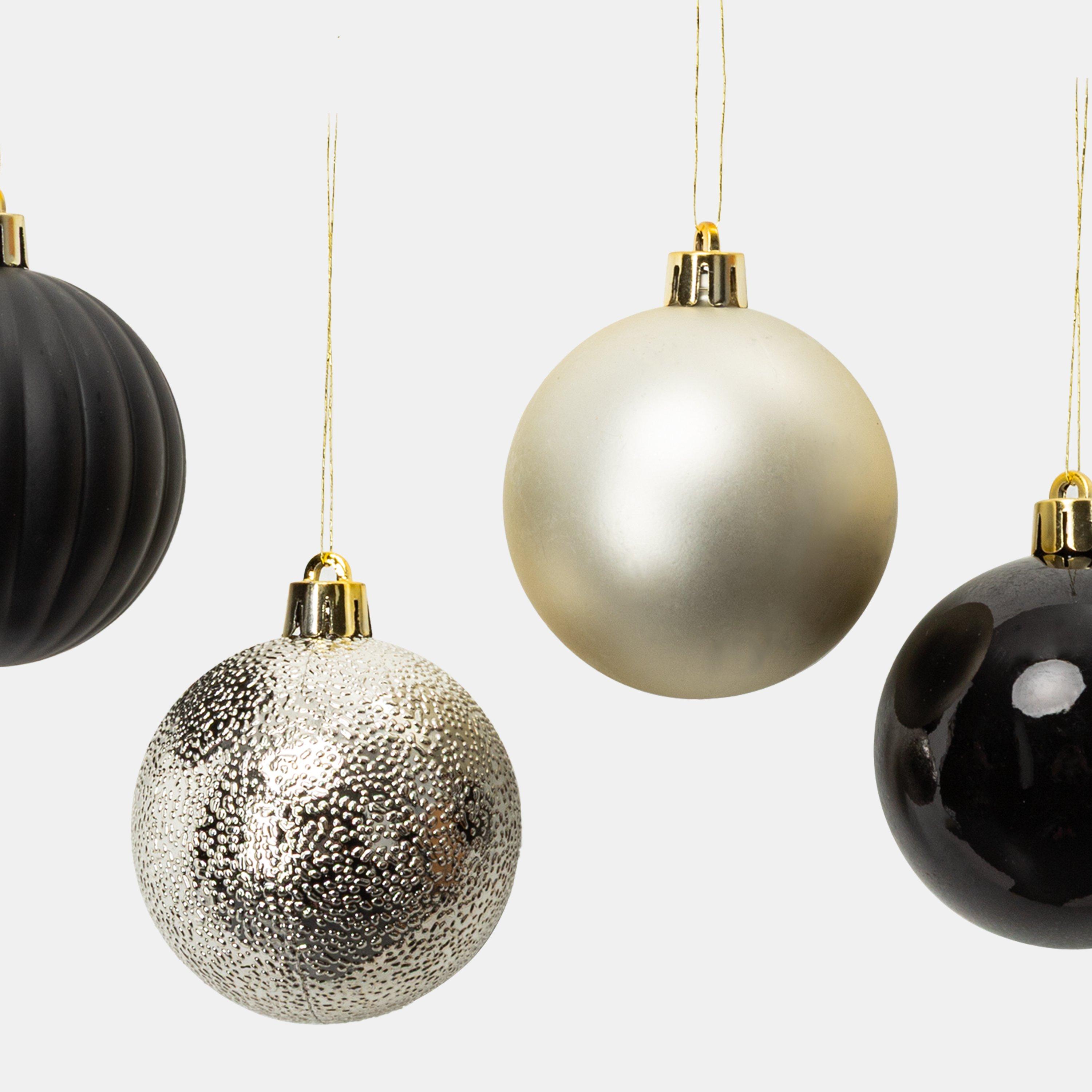 Noir - The Spirit Of Christmas - 30pc Baubles 54 Black One Size - 3