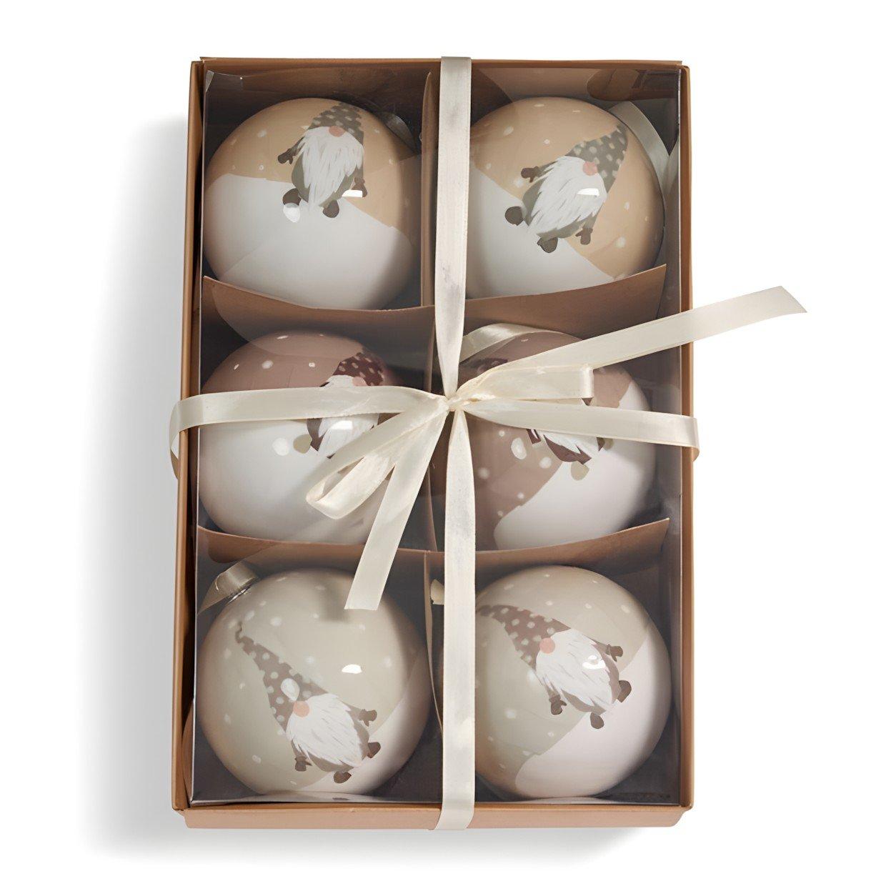 Gonk - The Spirit Of Christmas - 6pk Tree Decorations 54 gonk one size - 2