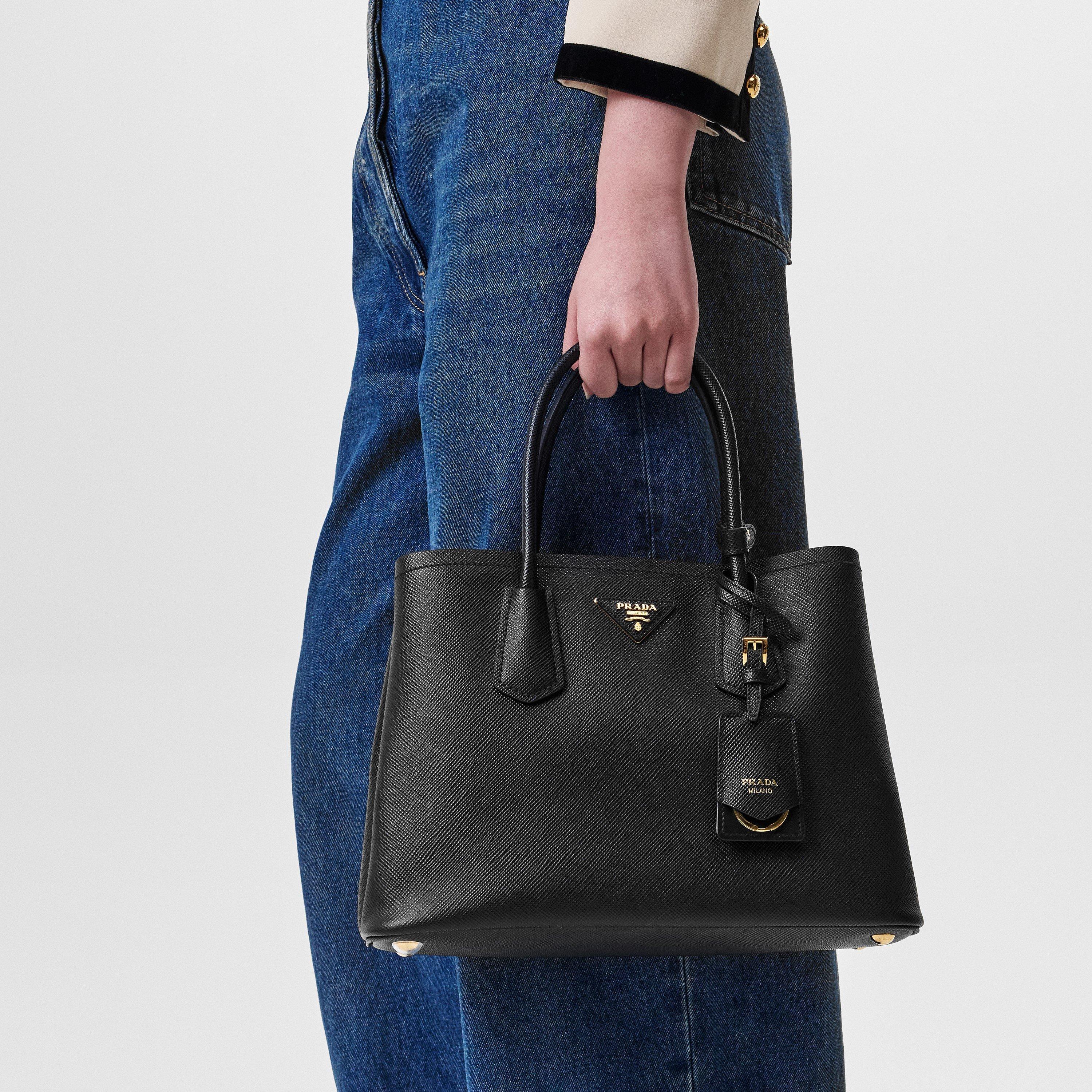 Nero - Prada - Saffiano Top Handle Bag - 2