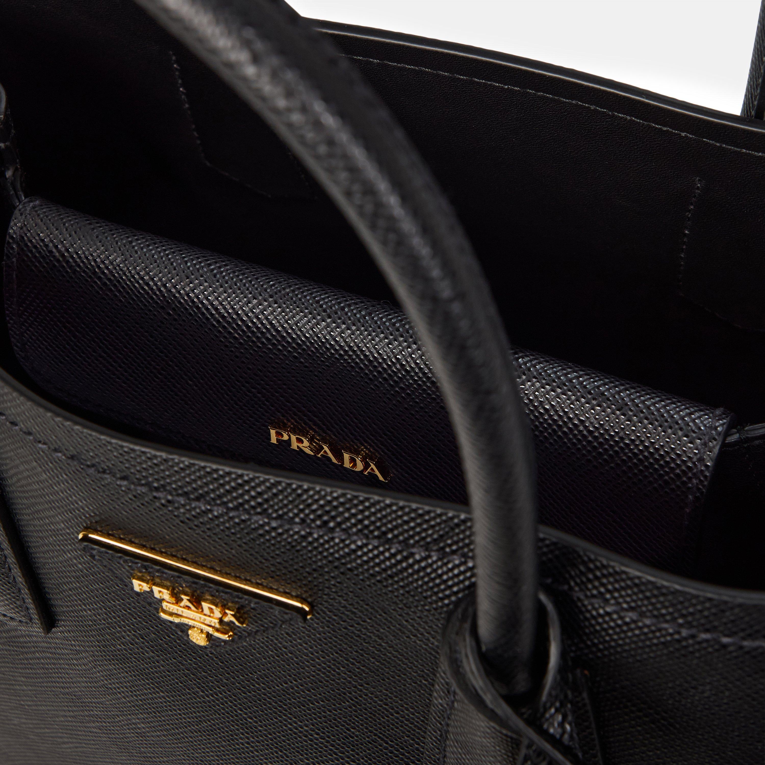 Nero - Prada - Saffiano Top Handle Bag - 4