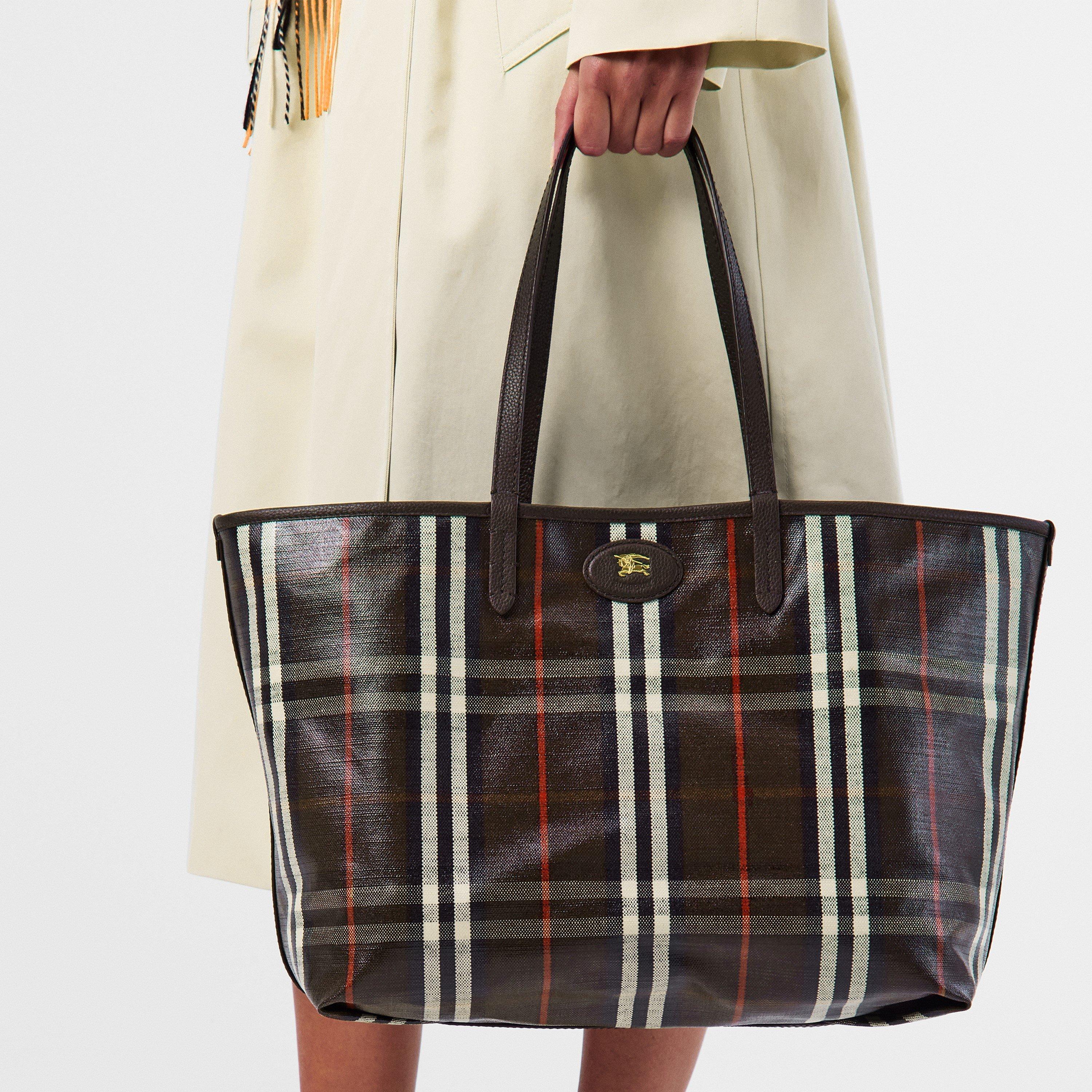 Mahogany - Burberry - Burberry Highlands Tote Bag - 3