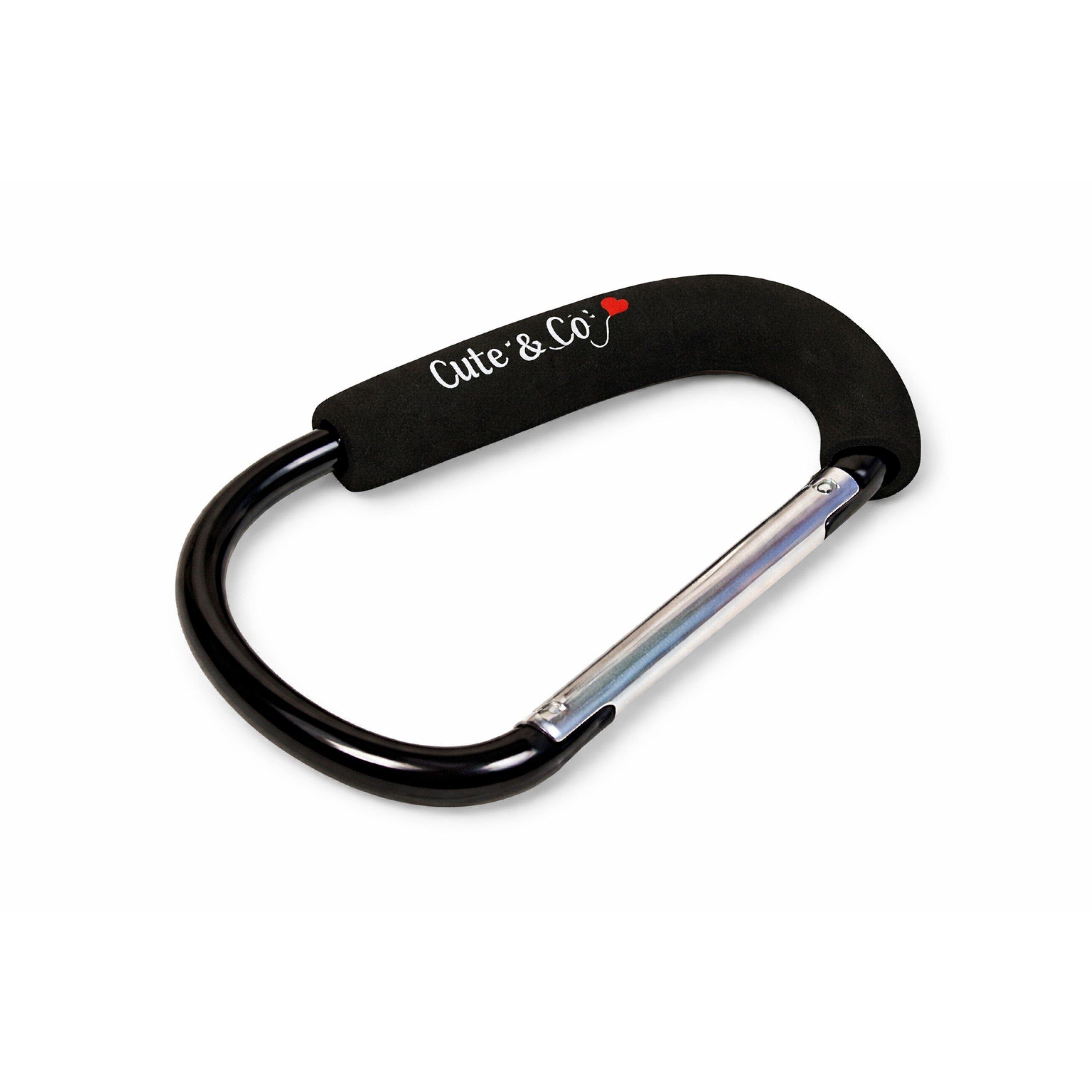 Black - Cute and Co - Cute & Co Large Metal Mummy Hook for Pushchairs and Prams - 1