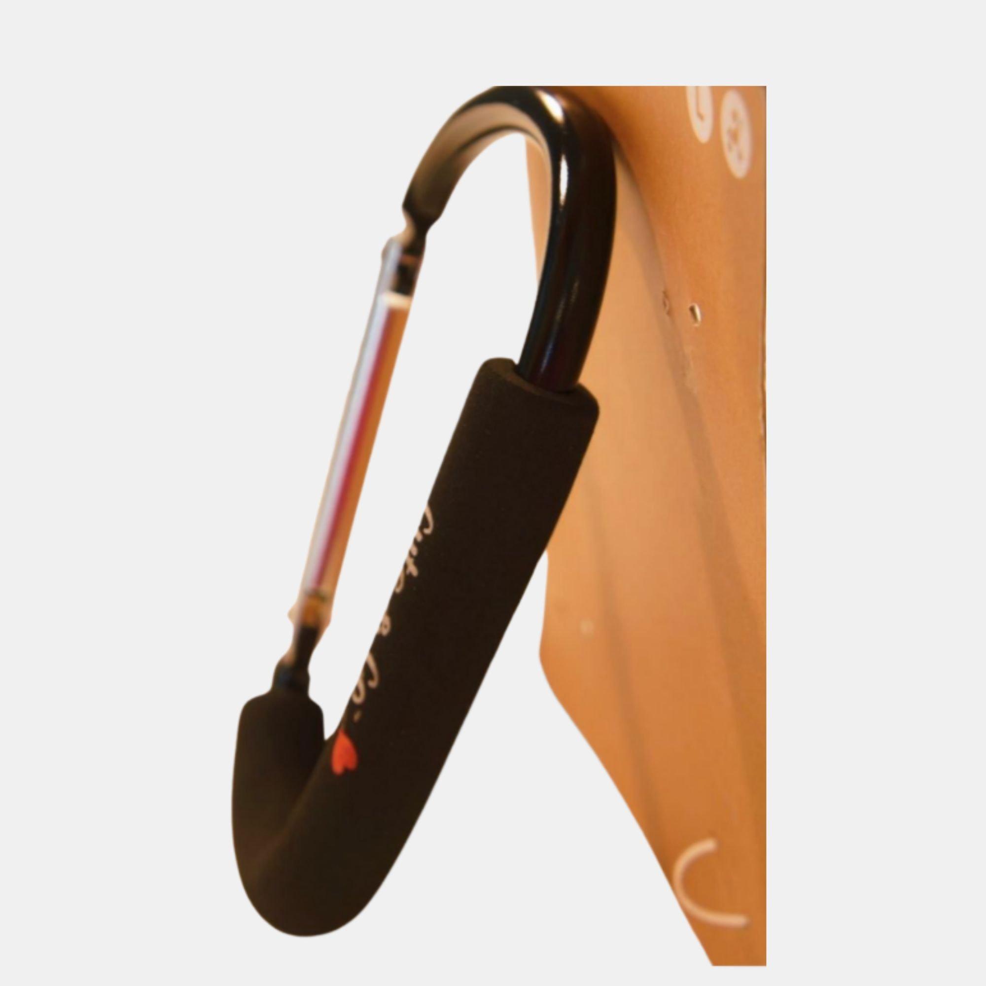 Black - Cute and Co - & Co Large Metal  Mummy Hook  for Pushchairs and Prams - 3