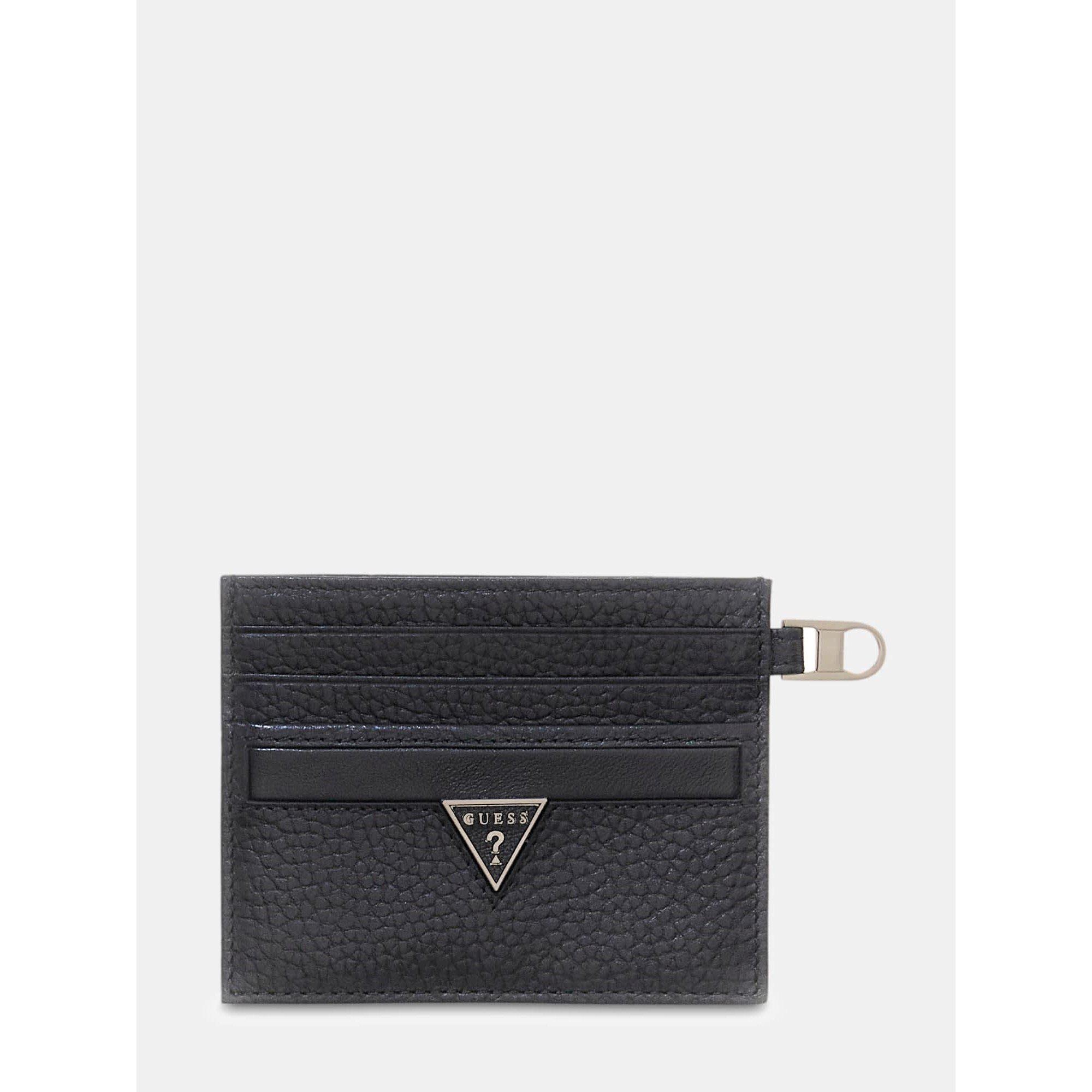 Black - Guess - Men's Monaco Card Holder - 1