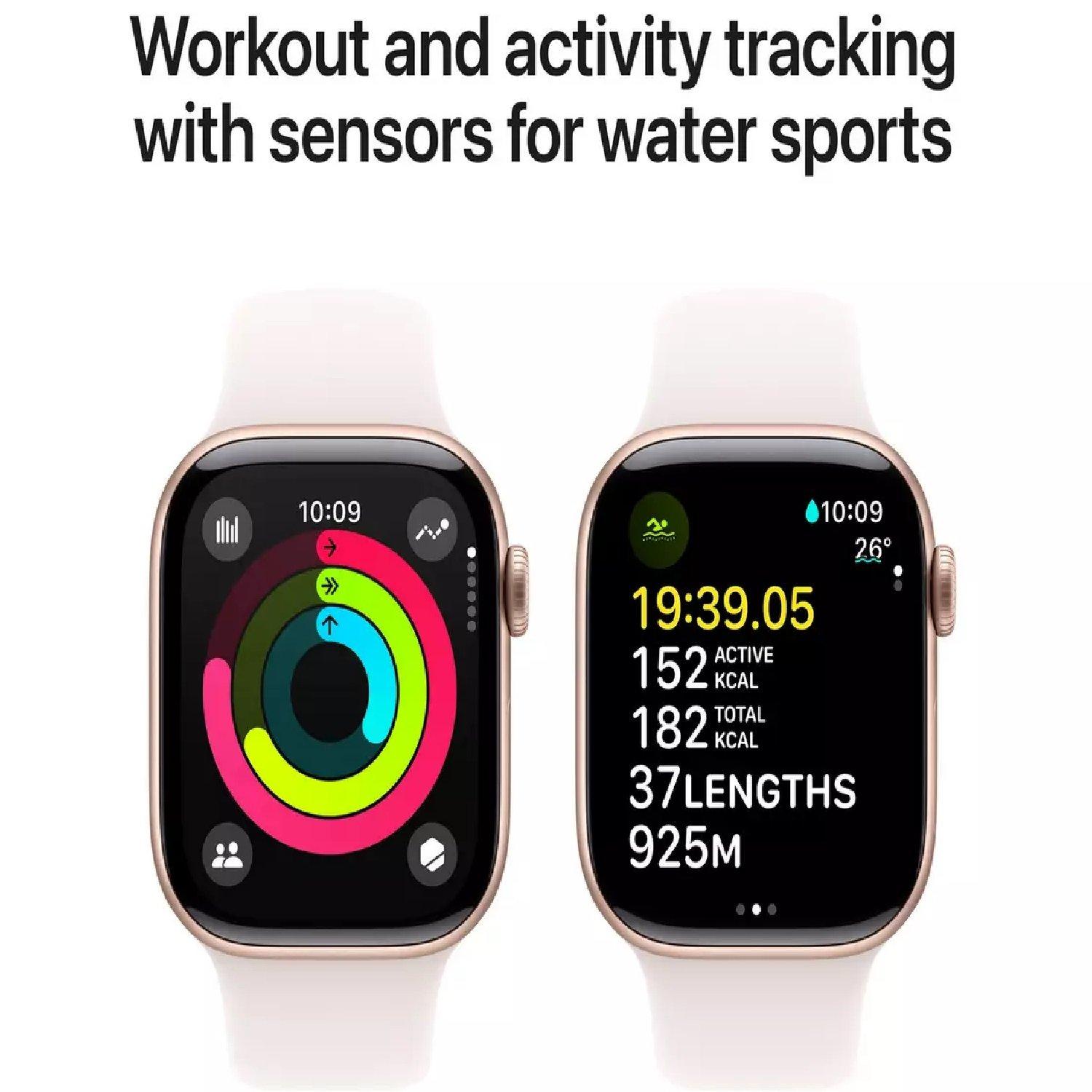 Rose Gold - Apple - Apple Watch Series 10 GPS + Cellular 42mm - 4