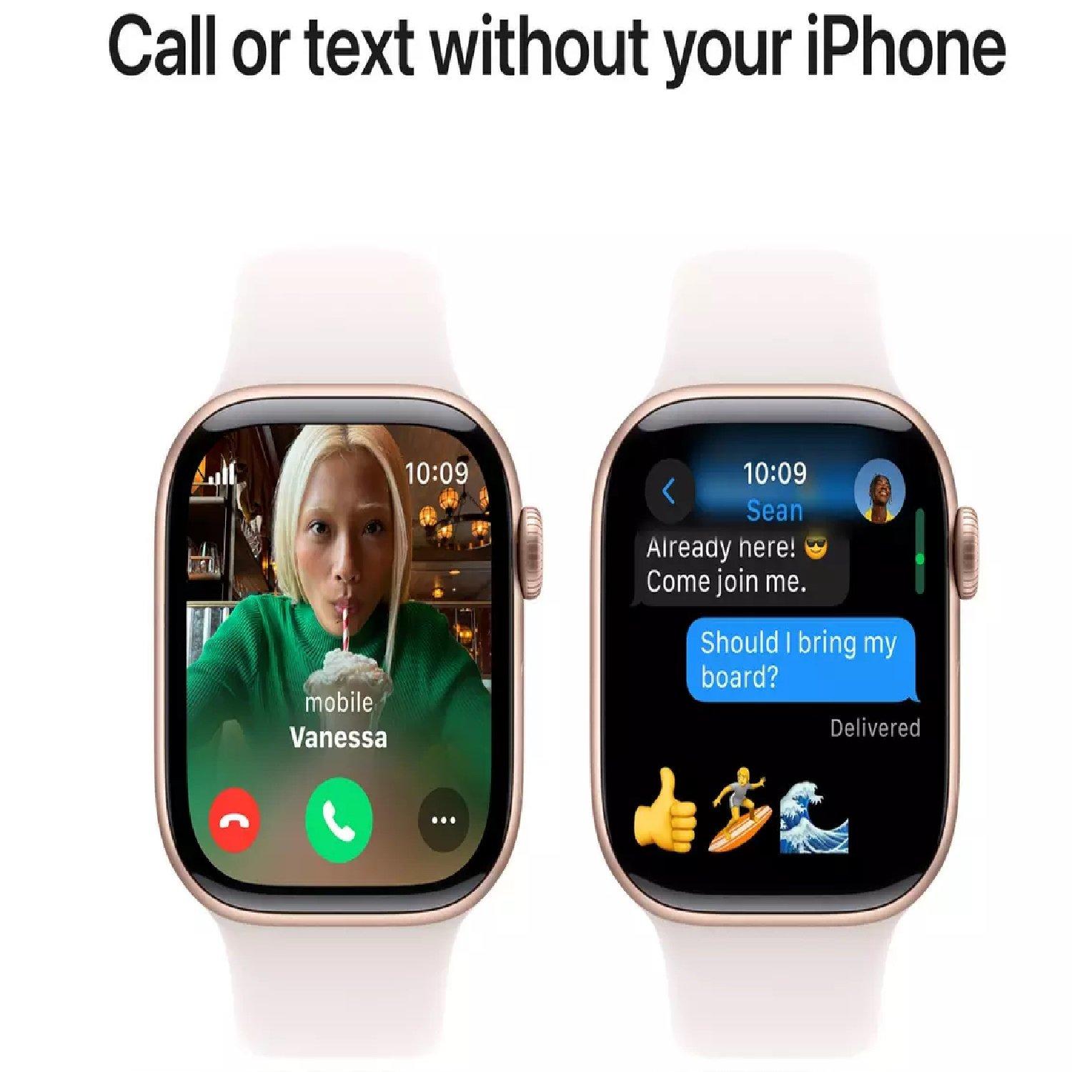 Rose Gold - Apple - Apple Watch Series 10 GPS + Cellular 42mm - 7