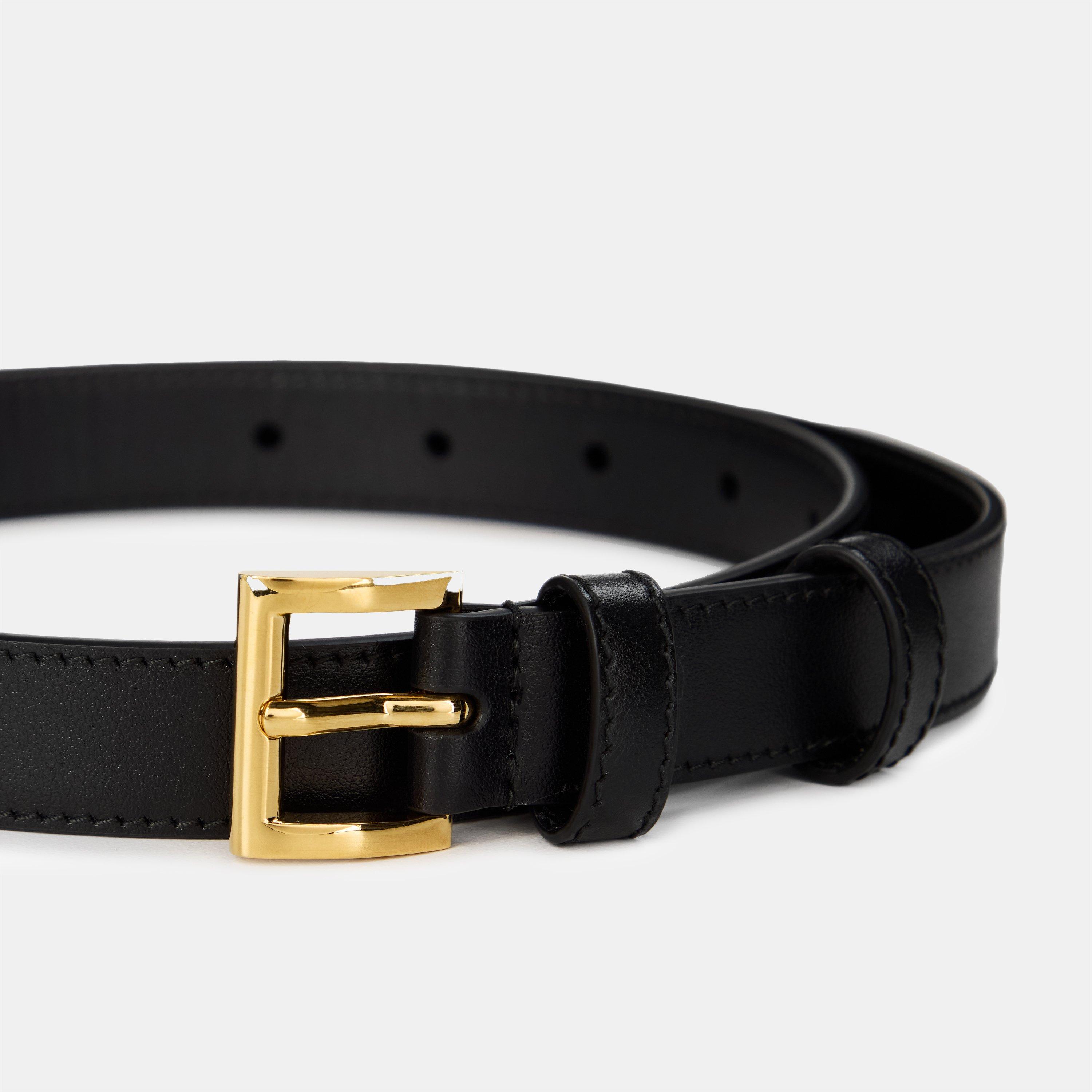 Nero - Prada - Triangle Logo Belt - 3
