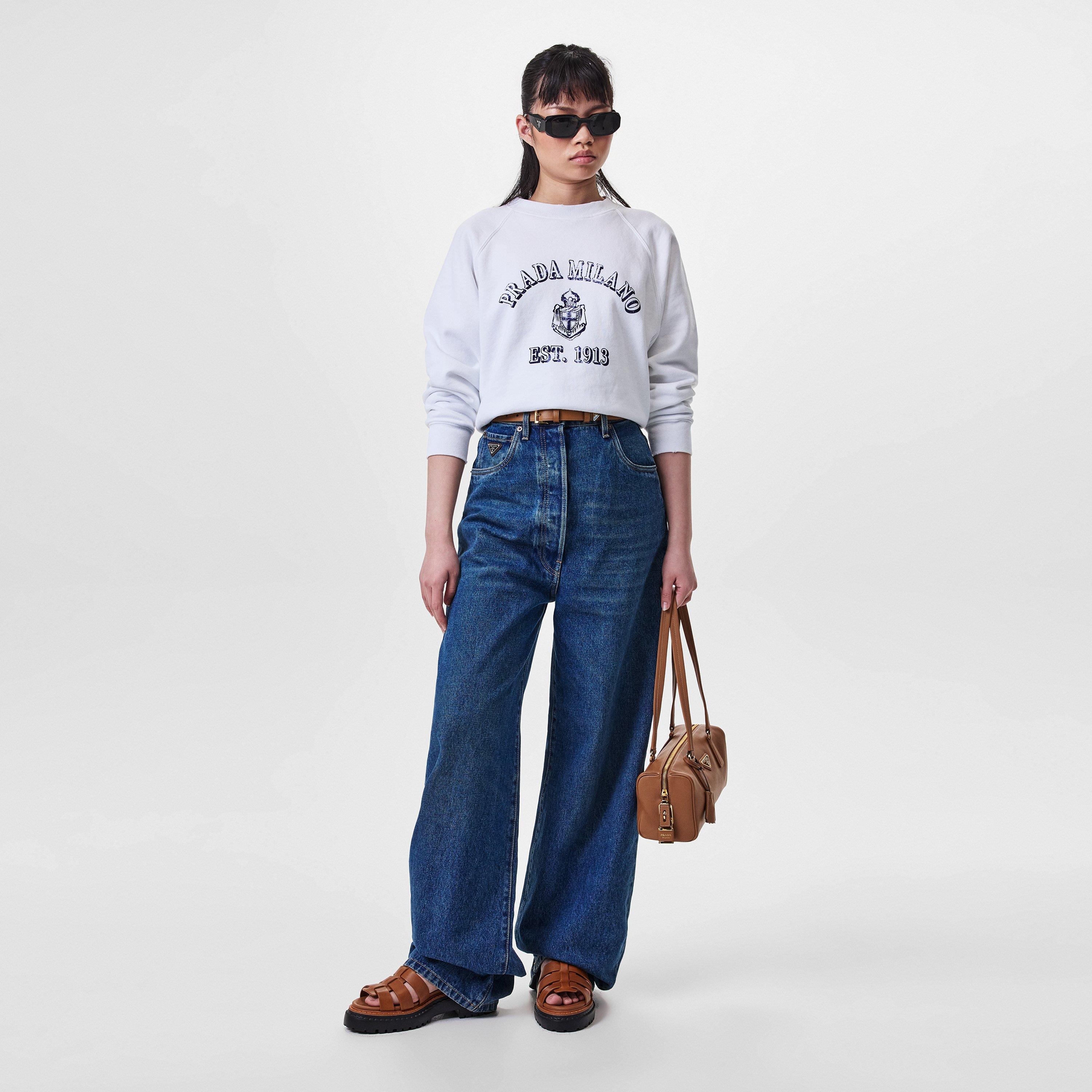 Caramel - Prada - Triangle Logo Belt - 4