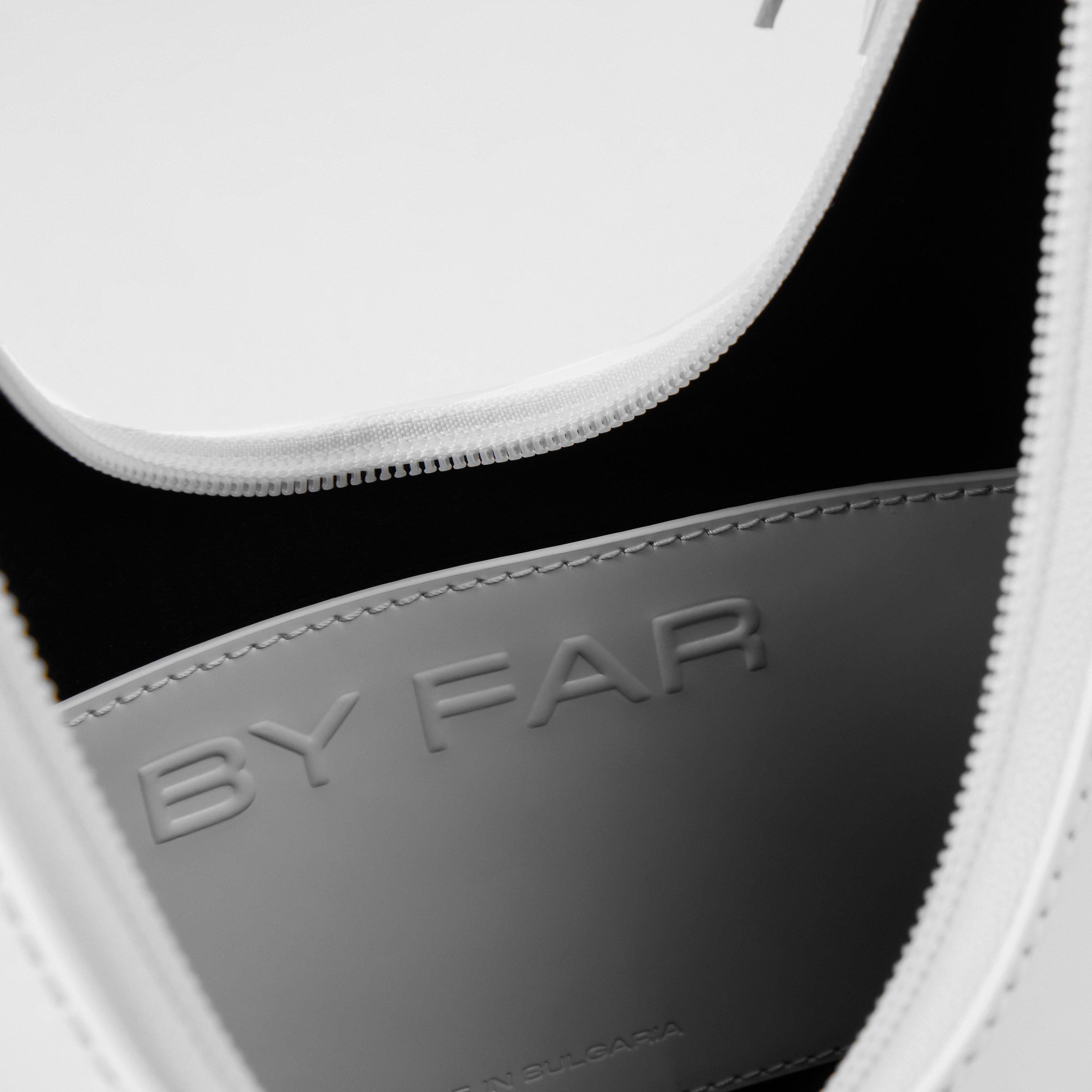 White - By Far - Women's Leather Shoulder Bag - 5