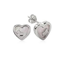 Radley Love Radley Mother Of Pearl Heart Earrings