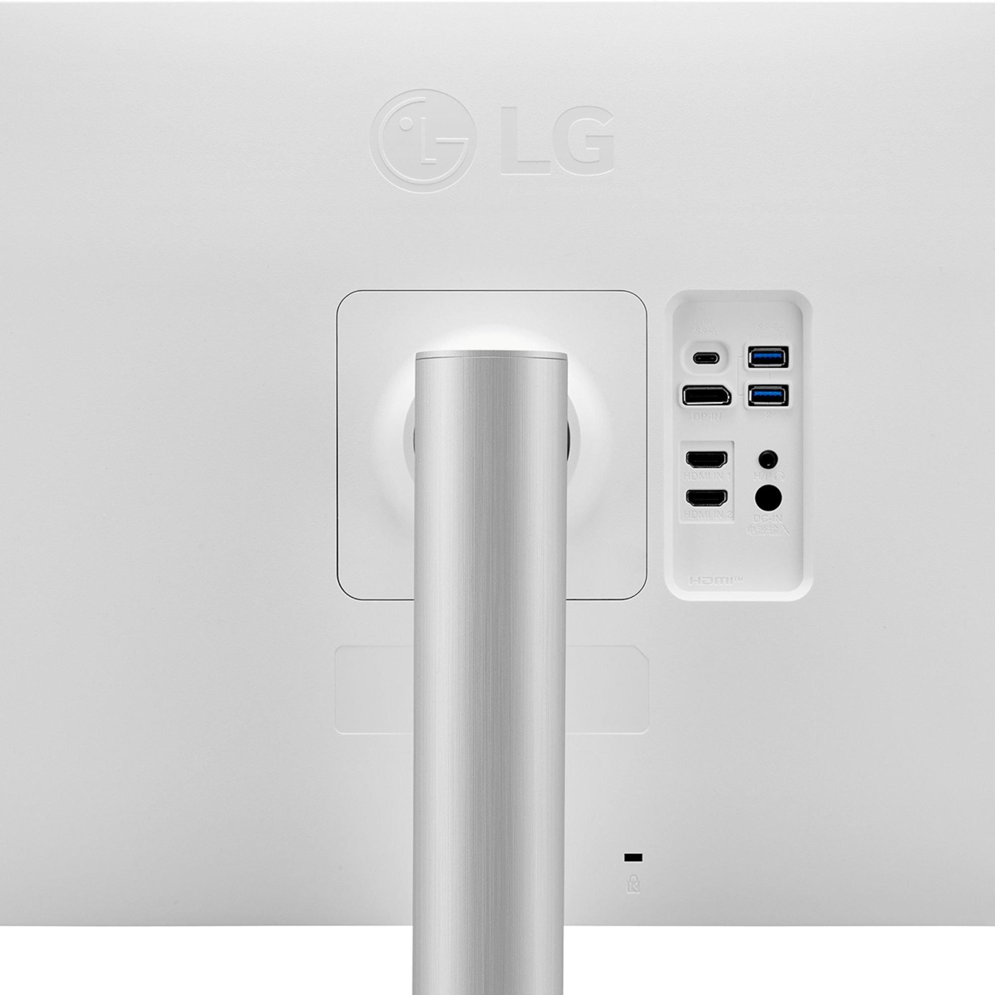 Silver - LG - LG 27UP850K-W 27 Inch UHD USB-C 4K IPS Monitor - 9