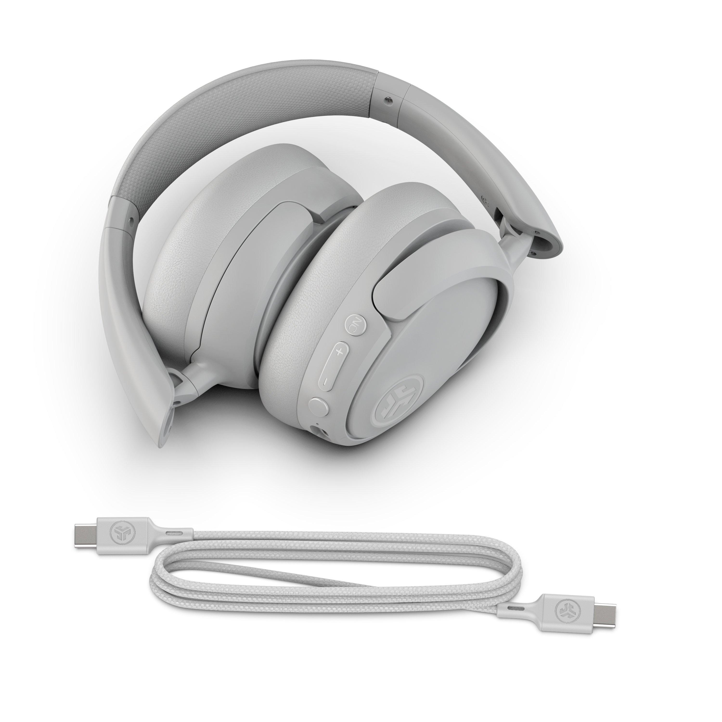 Cloud White - JLab - JBuds Lux ANC Over-Ear Headphones - Cloud White - 6