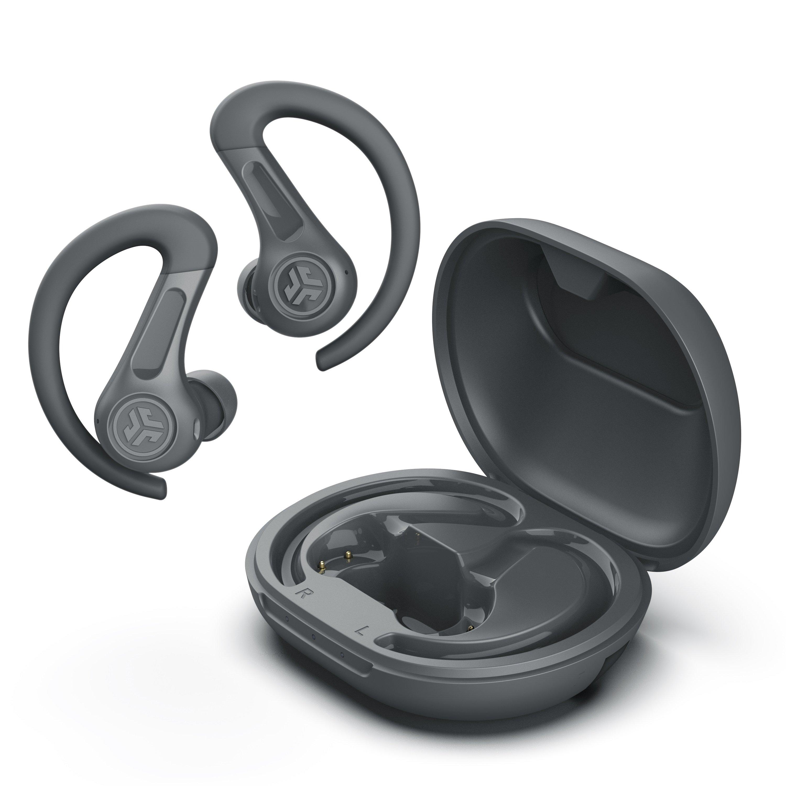 Black - JLab - JBuds Sport ANC True Wireless Earbuds - Graphite - 2