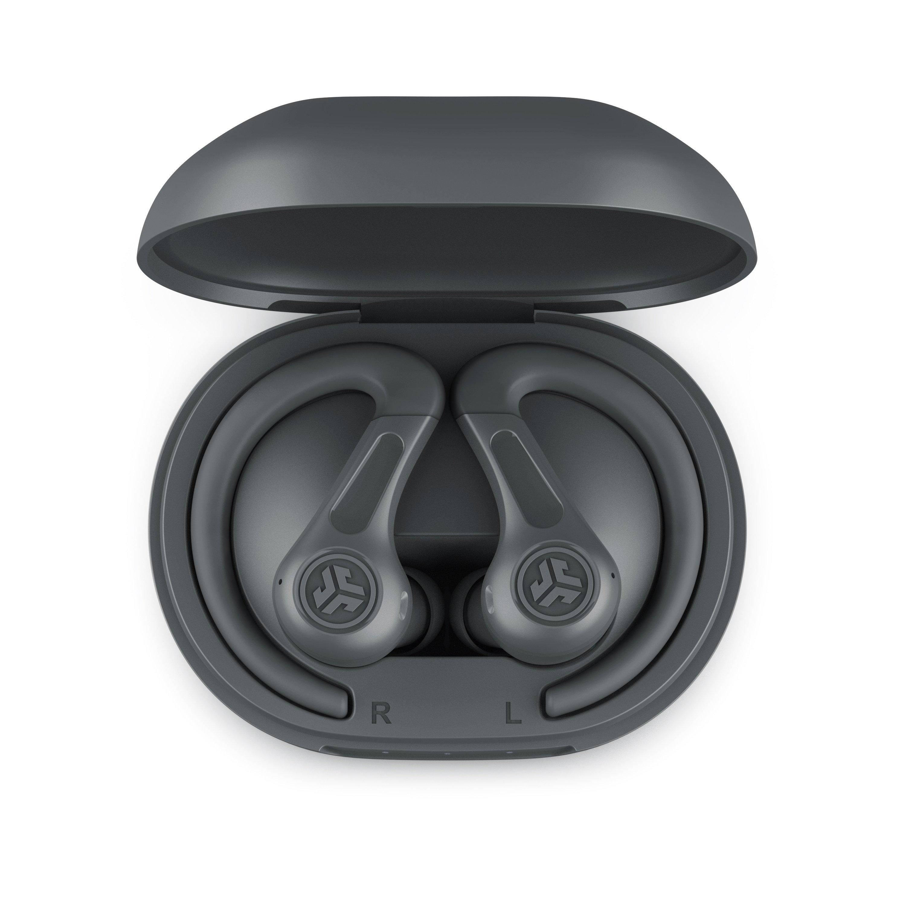 Black - JLab - JBuds Sport ANC True Wireless Earbuds - Graphite - 3