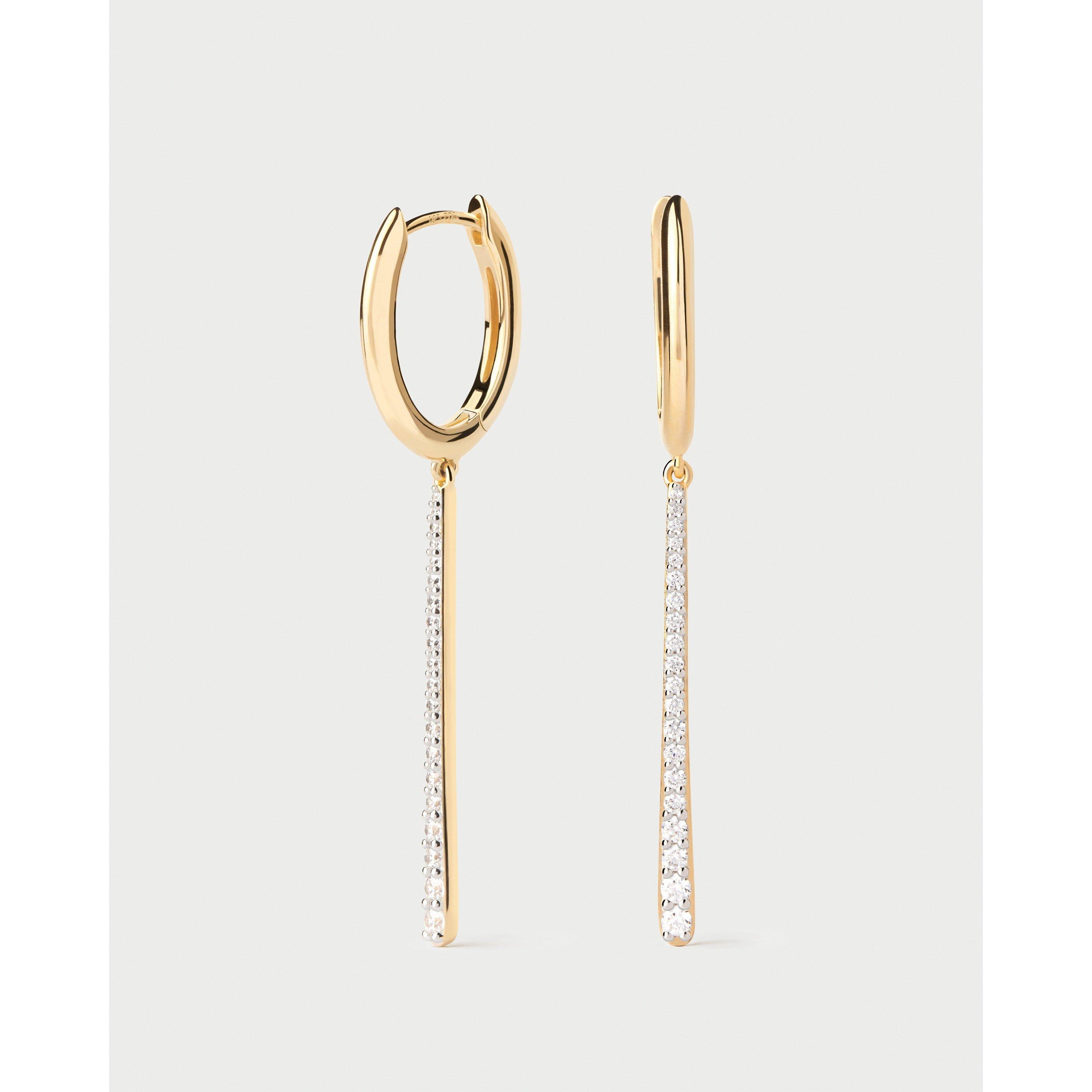 Gold - PDPAOLA - PDPAOLA Olga Hoop Earrings