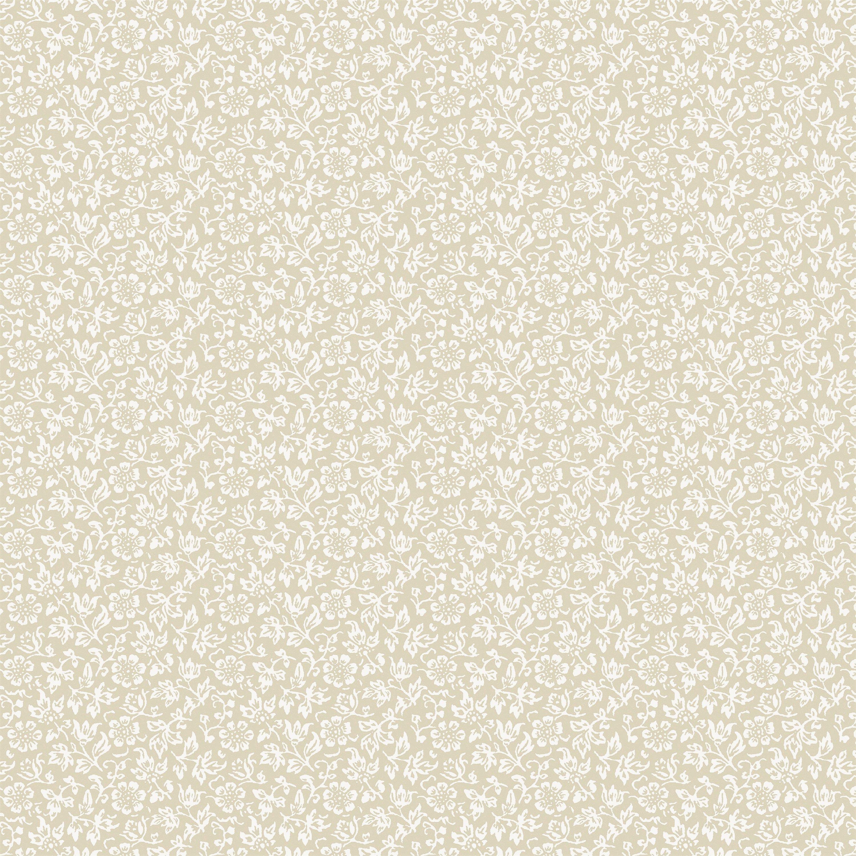 Natural - Laura Ashley - Sweet Alyssum Twine Natural Wallpaper - 2