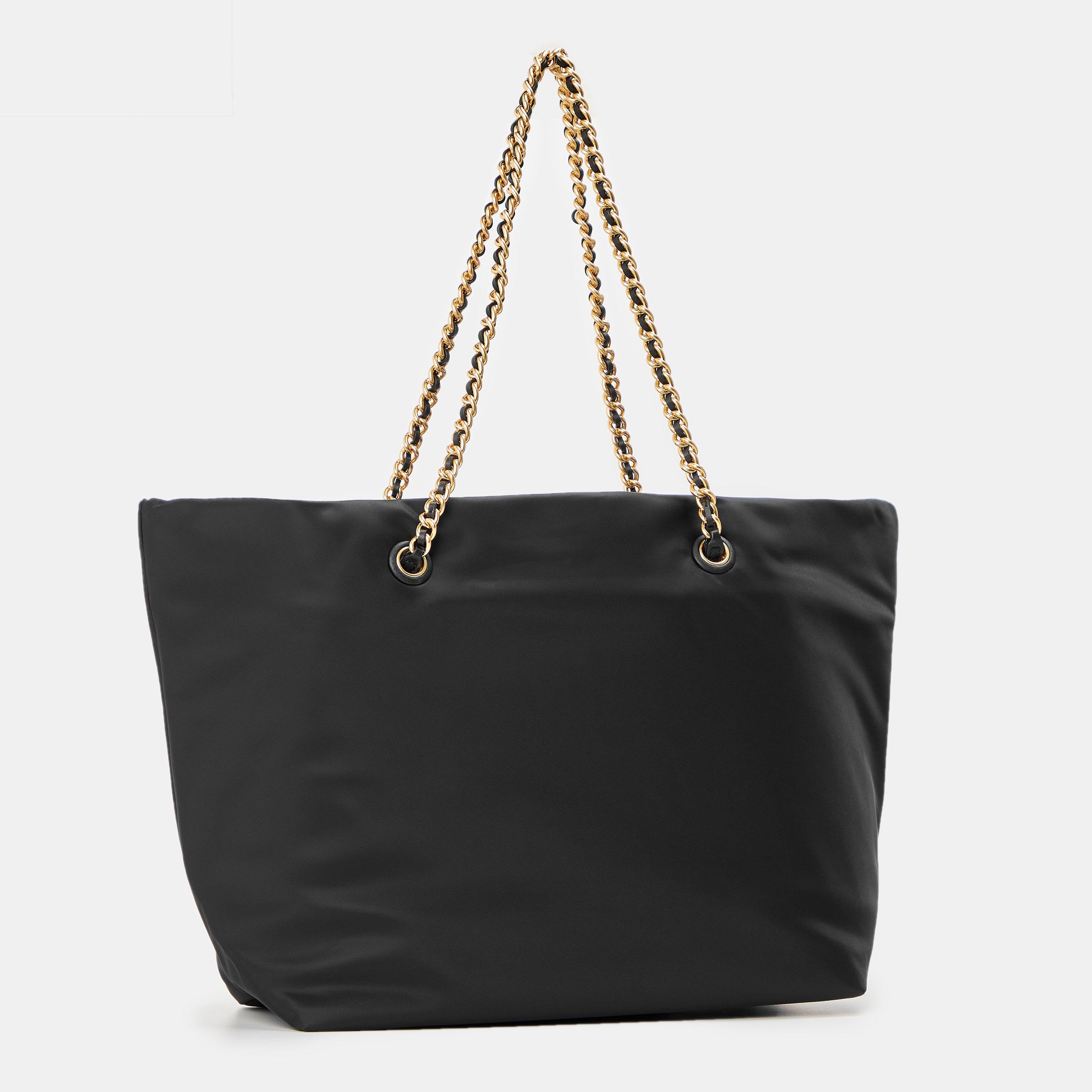 Black - Tory Burch - Women's Ella Chain Tote Bag - 2