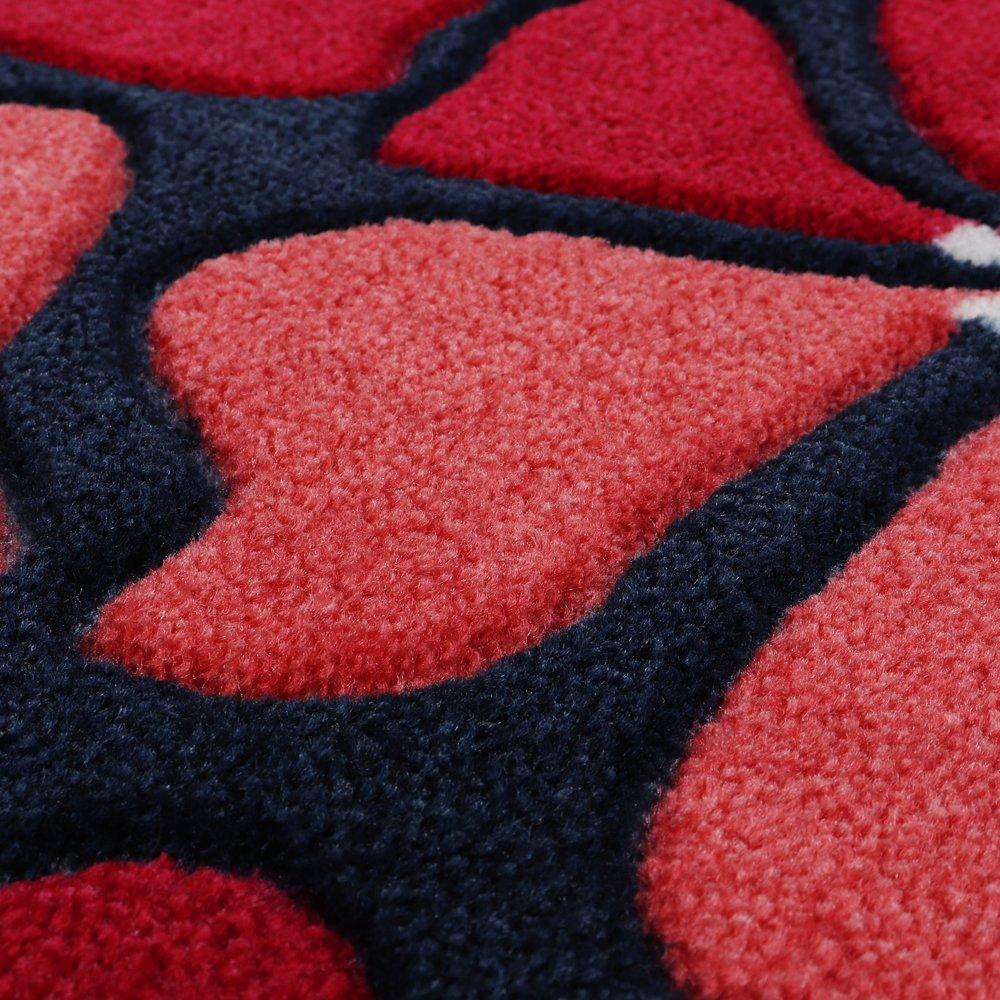 Red Posy - Solemate - Hand Carved Doormat - 3