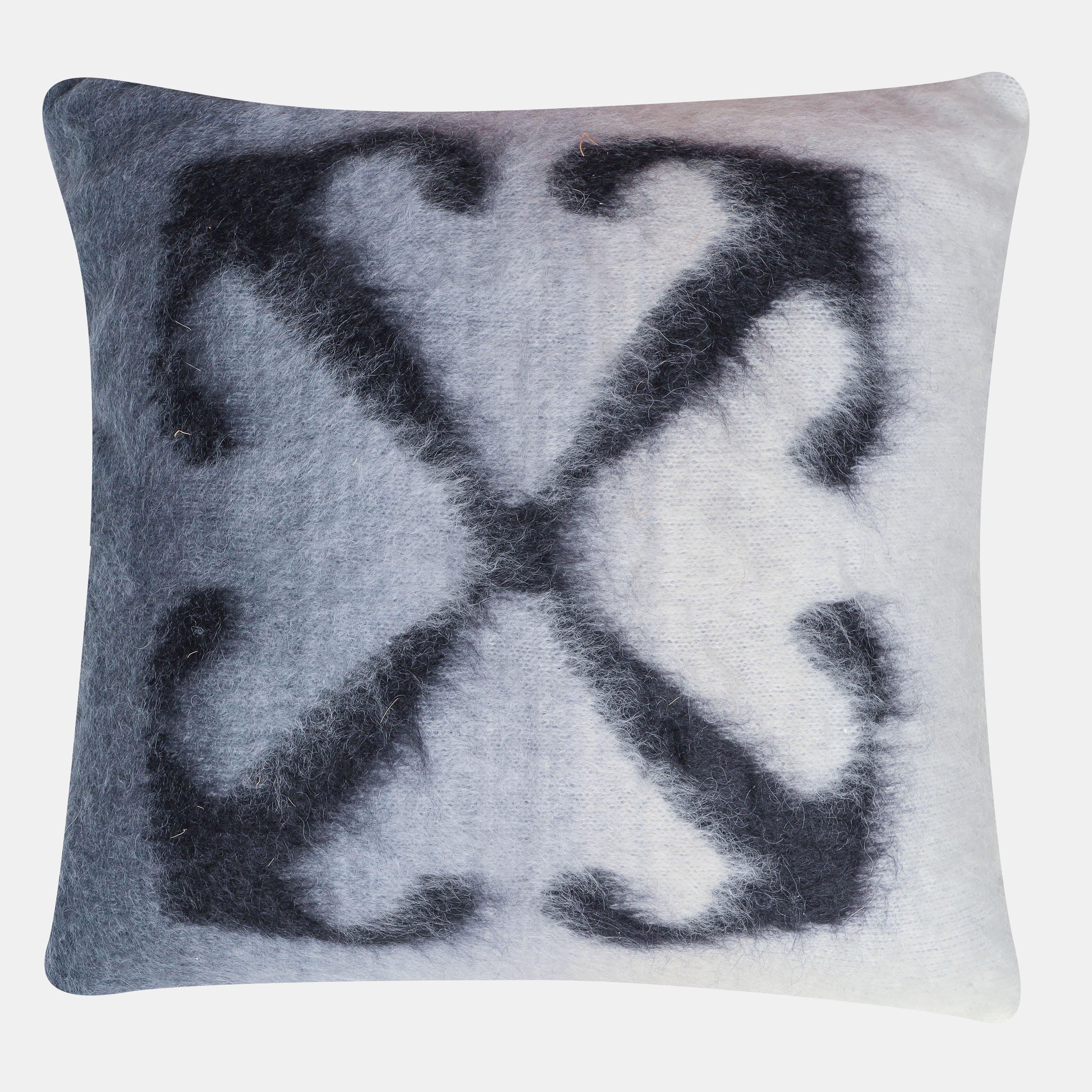 Bege  Azul - Off White - Off Mohair Pillow 99 - 1