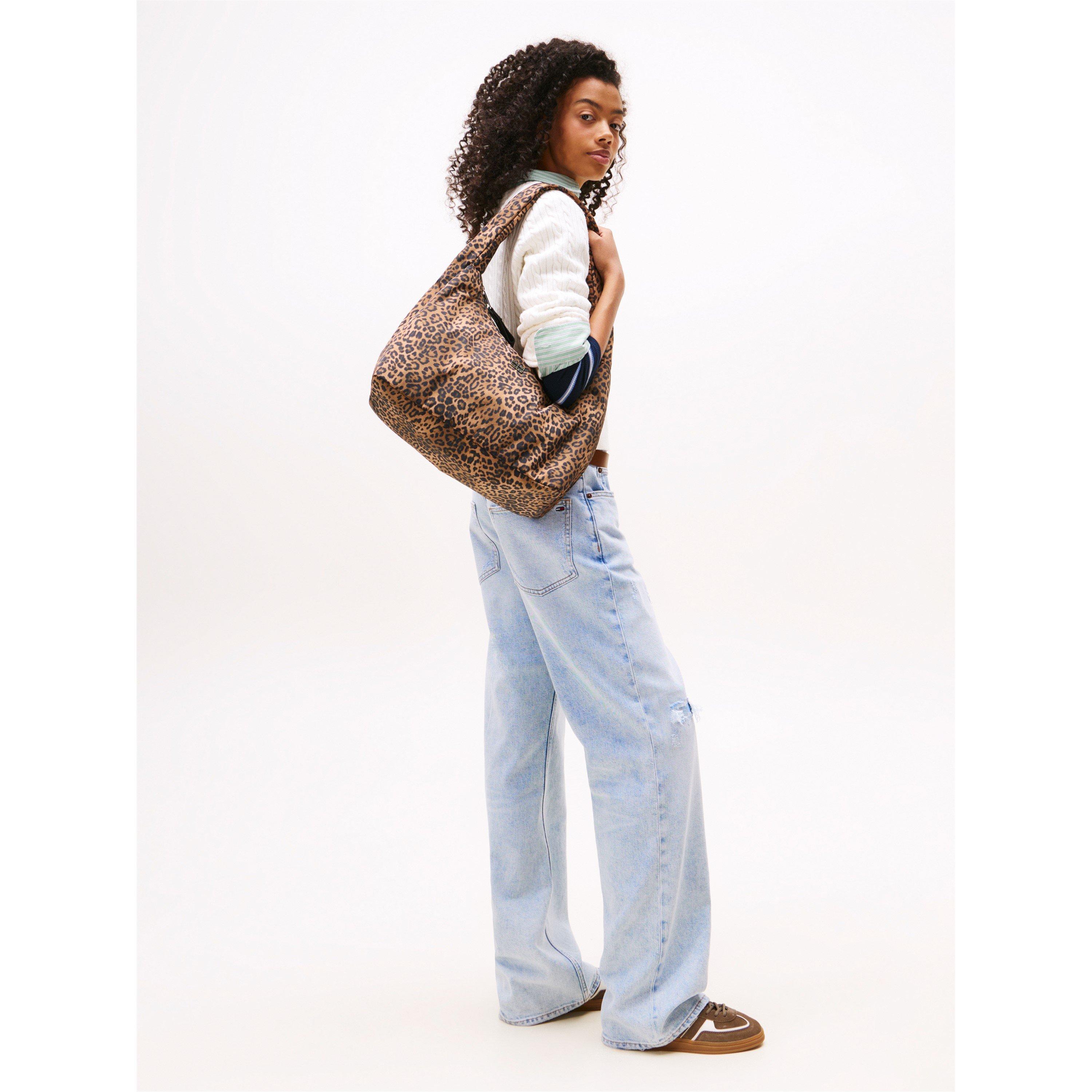 Leopardprint - Tommy Jeans - Women's Hobo Bags - 2