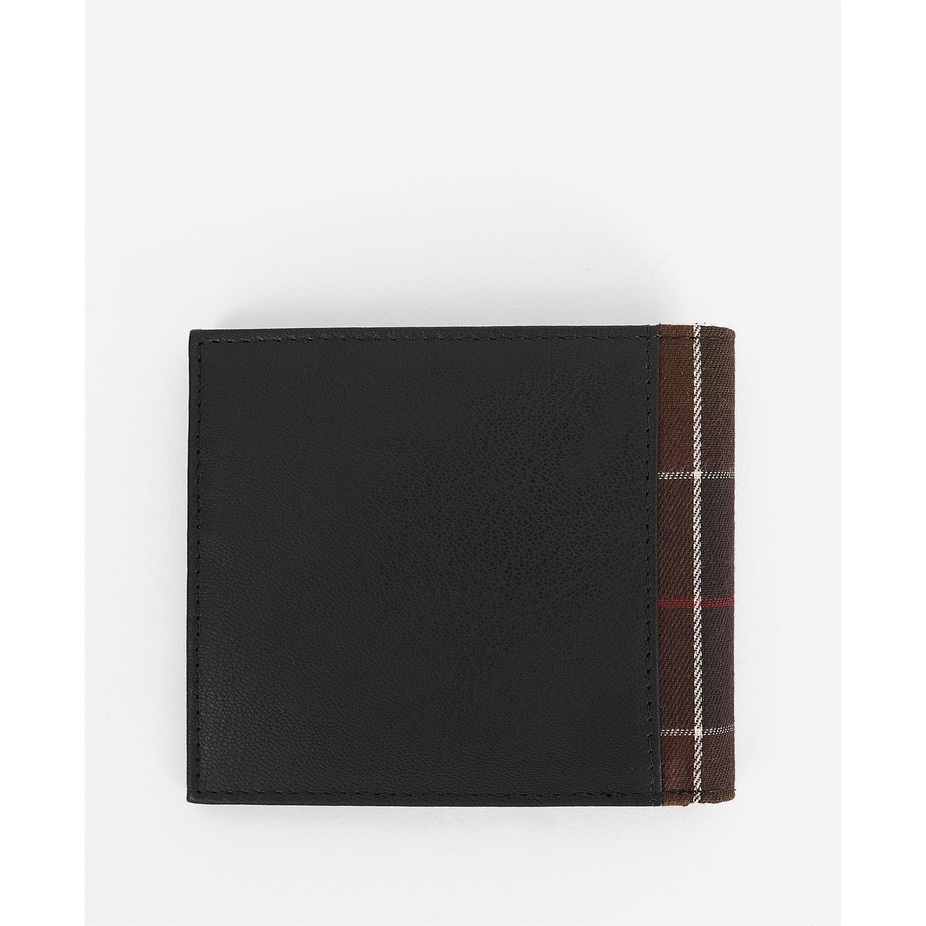 Black/Clsc Trtn - Barbour - Leather Wallet and Cardholder Gift Set - 2