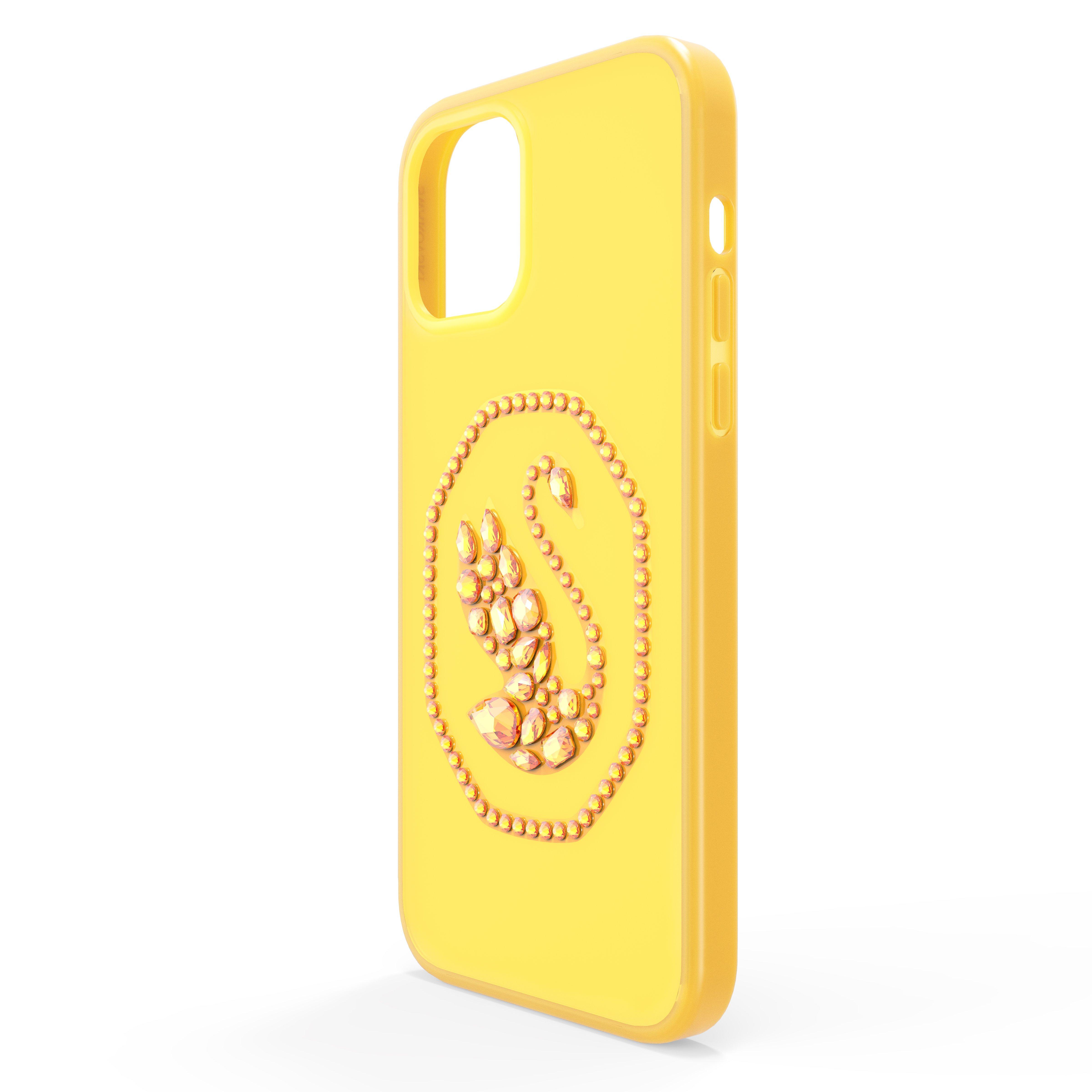 Yellow - Swarovski - Women's Phone Case - 2