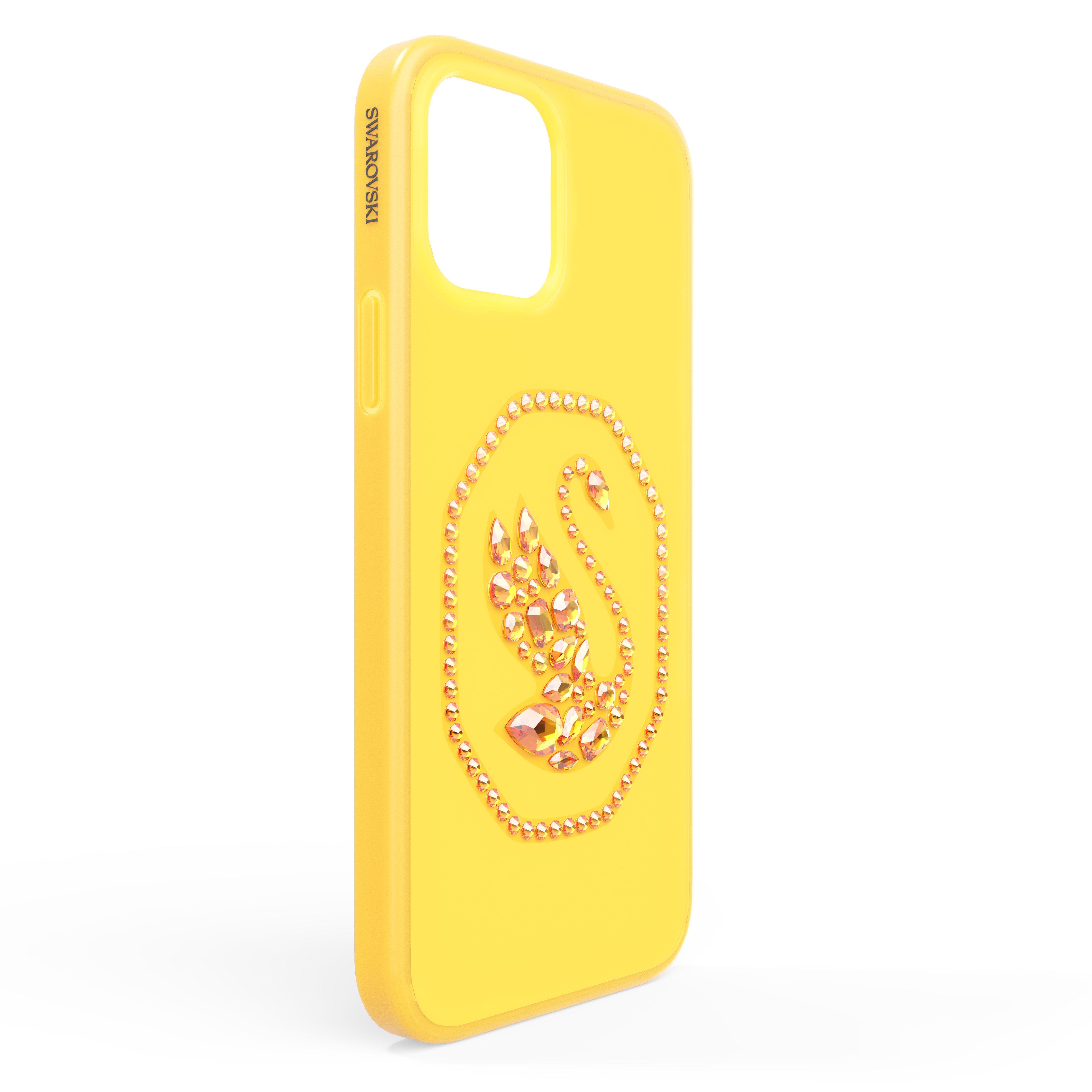 Yellow - Swarovski - Women's Phone Case - 4
