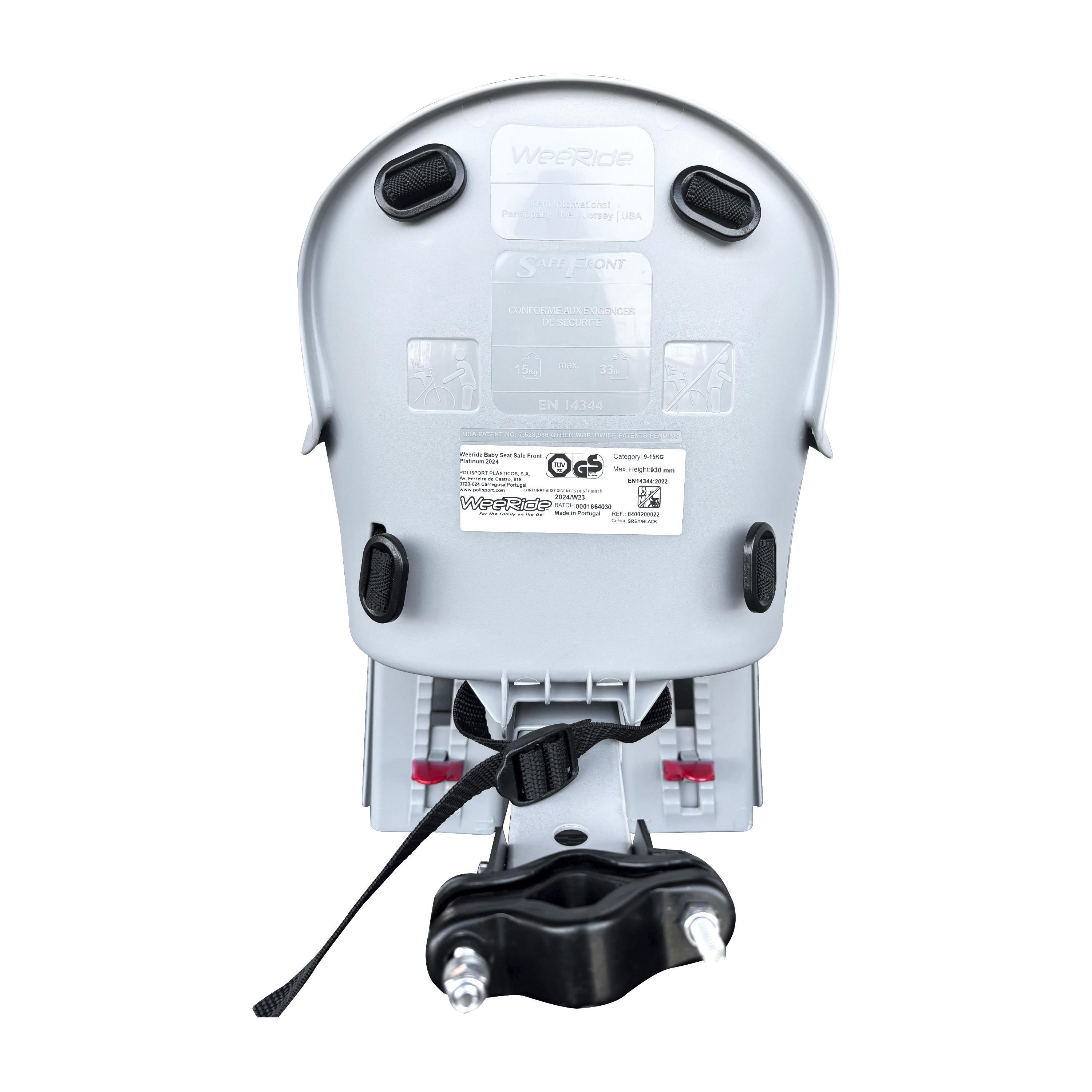 Black - Weeride - WeeRide Safe Front Platinum Child Baby Bike Seat - 12