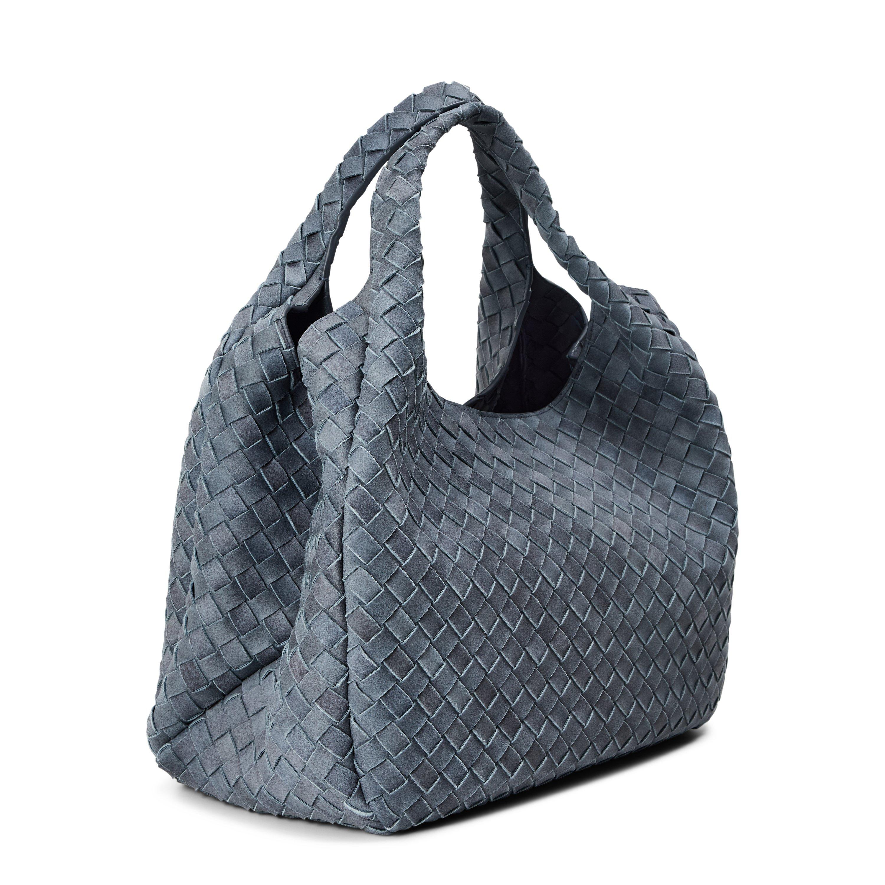 Cloudy Indigo - Bottega Veneta - BV Lrge Suede Hbo Ld62 - 2