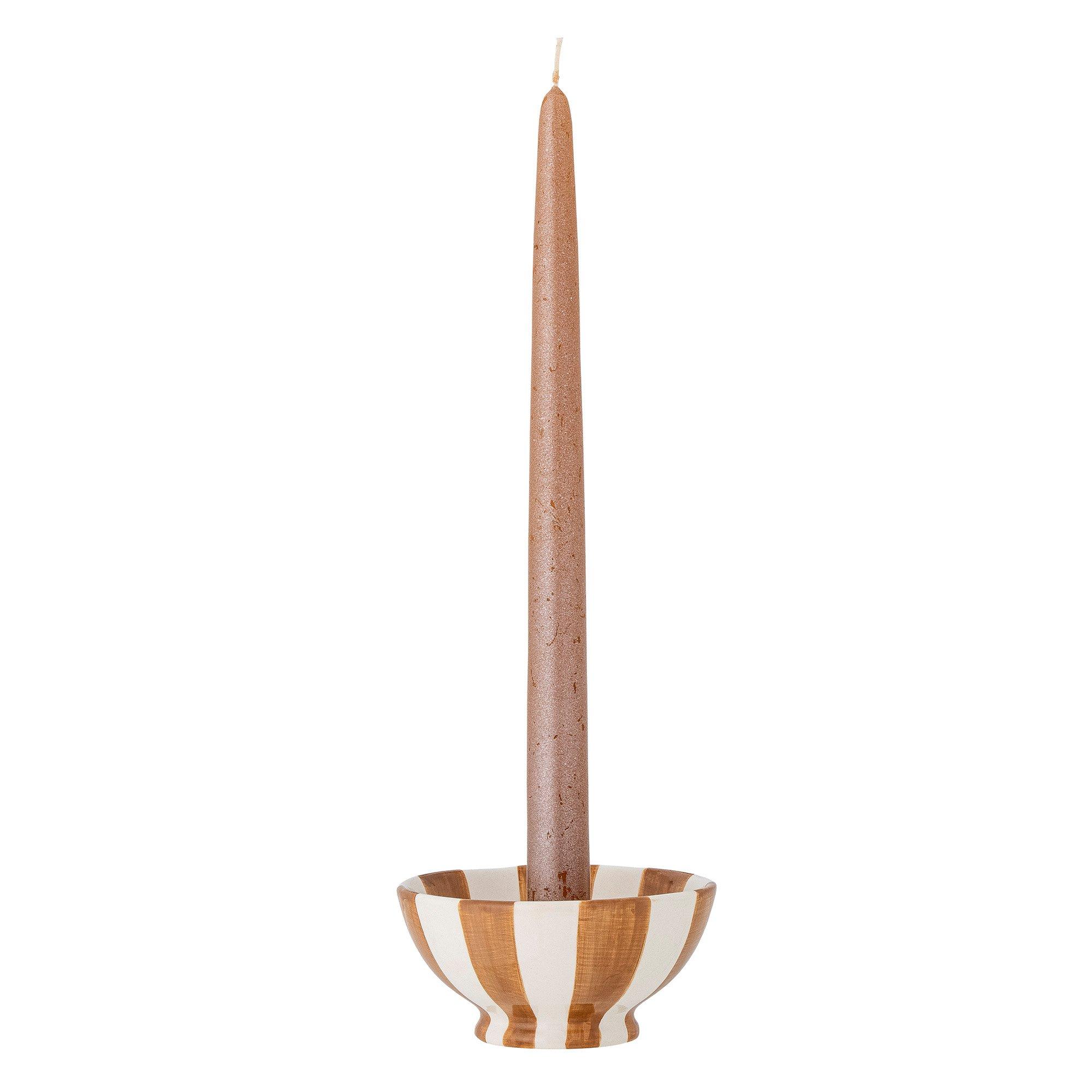 Brown - Bloomingville - Eja Candle Holder, Stoneware - 3