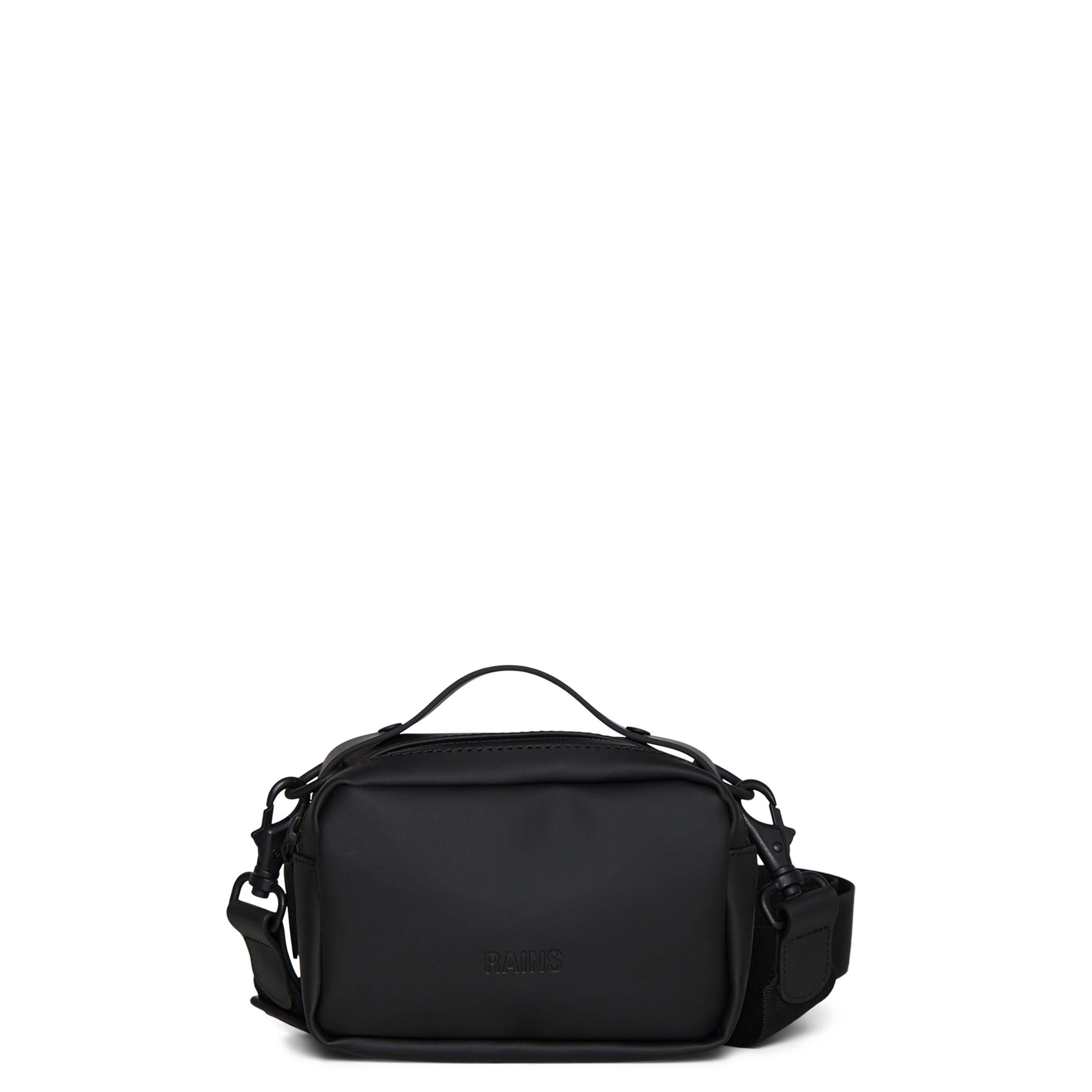 Black 01 - Rains - Box Bag Micro Shoulder Bag - 1