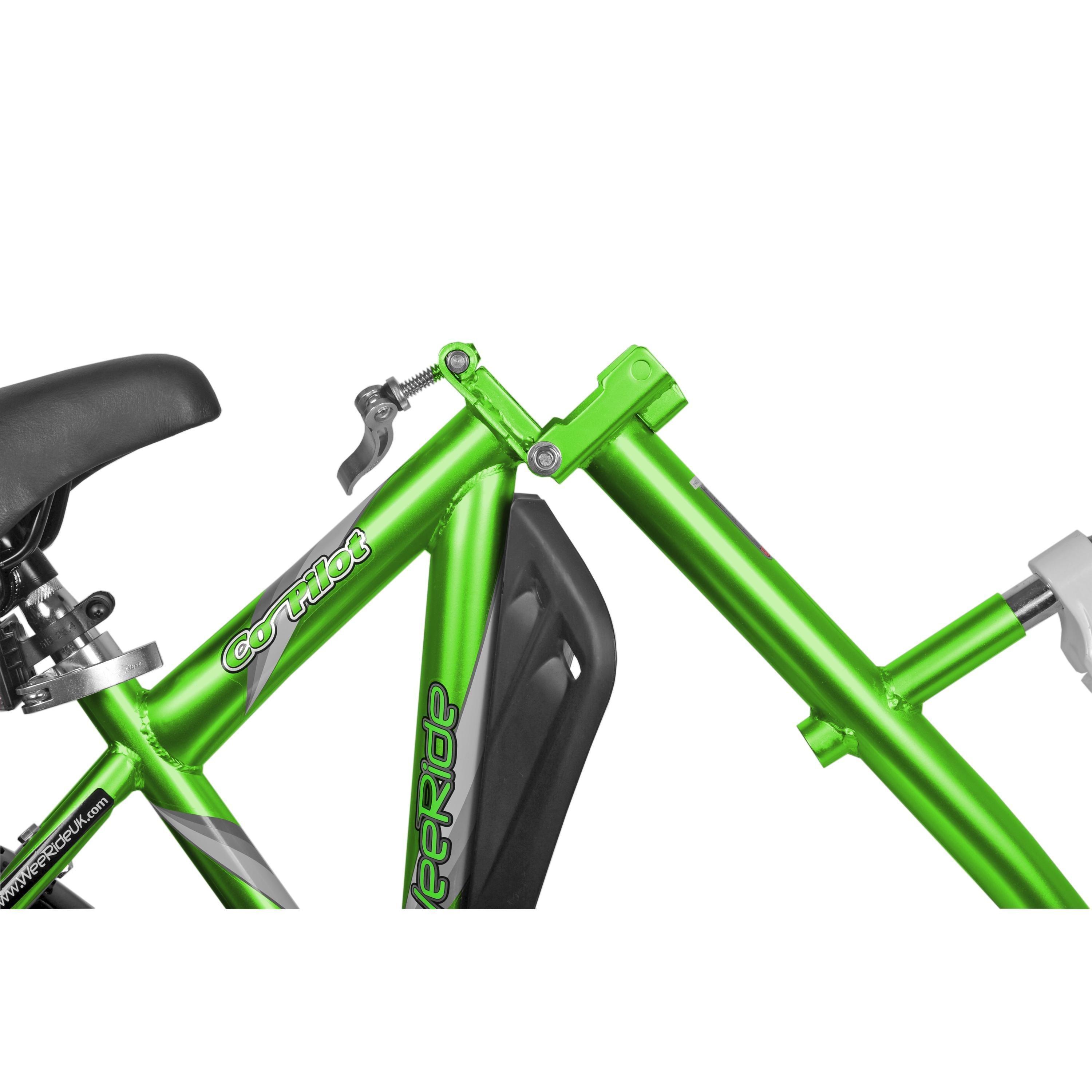 Green - Weeride - WeeRide Co Pilot Tagalong Trailer Child Baby Bike - 2