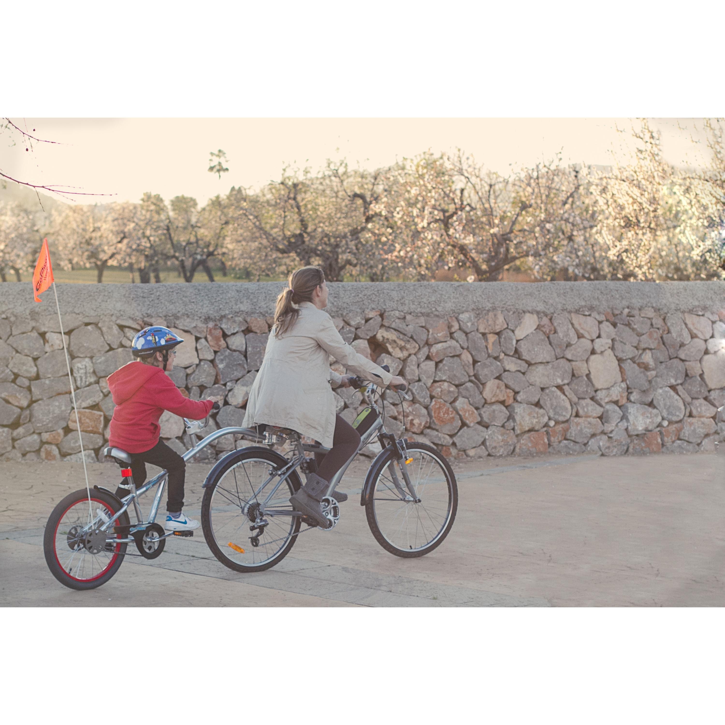 Green - Weeride - WeeRide Co Pilot Tagalong Trailer Child Baby Bike - 5