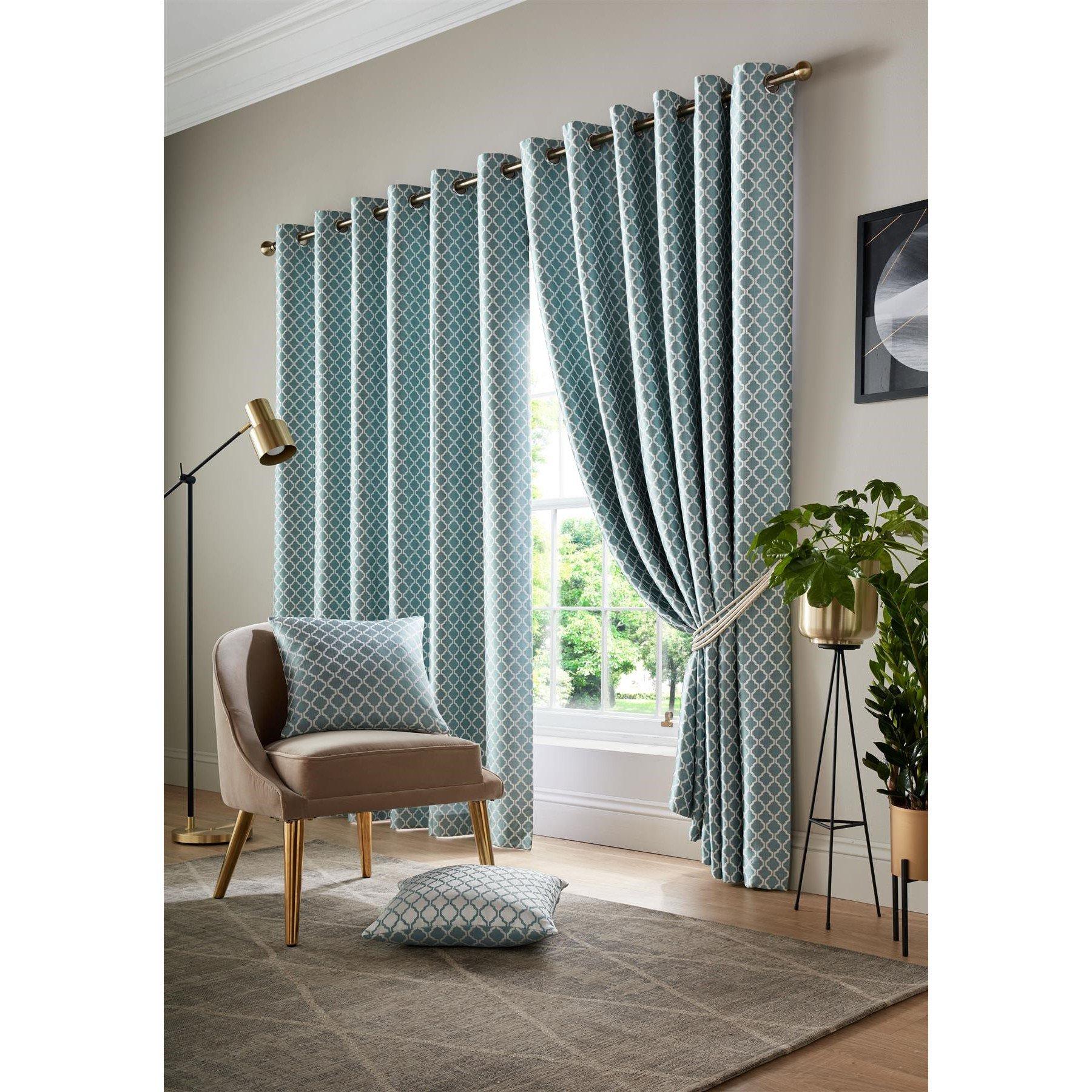 Cotswold Ring Top Lined Curtains - Pair