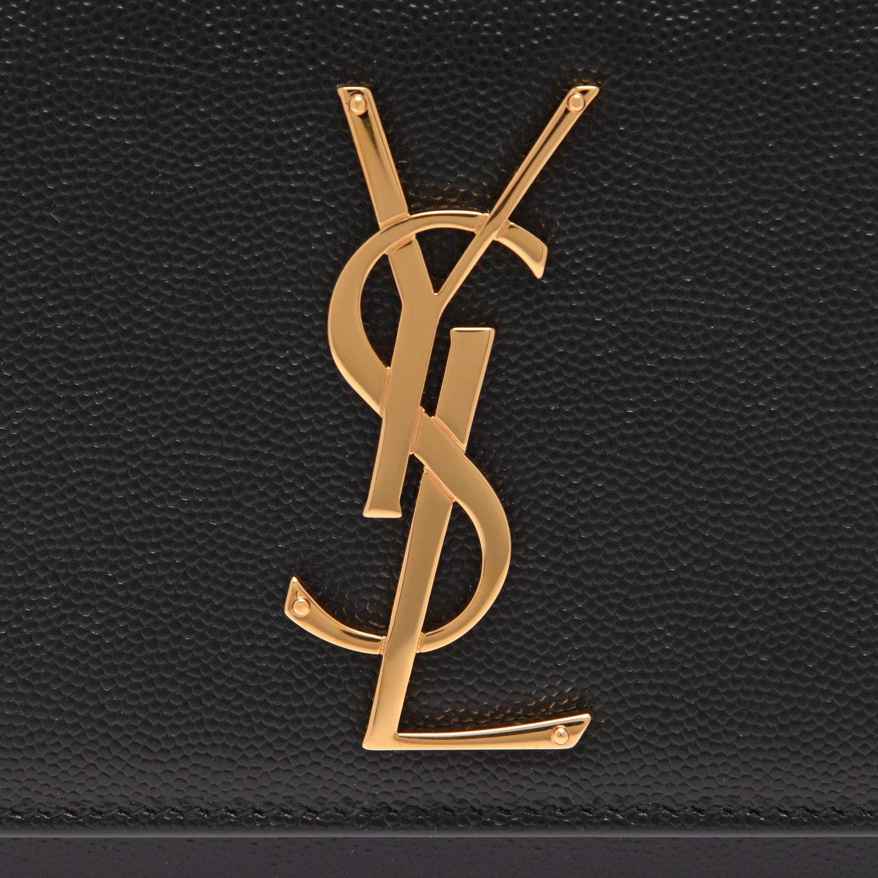 Black/Gold - Saint Laurent - Kate Small Bag - 5