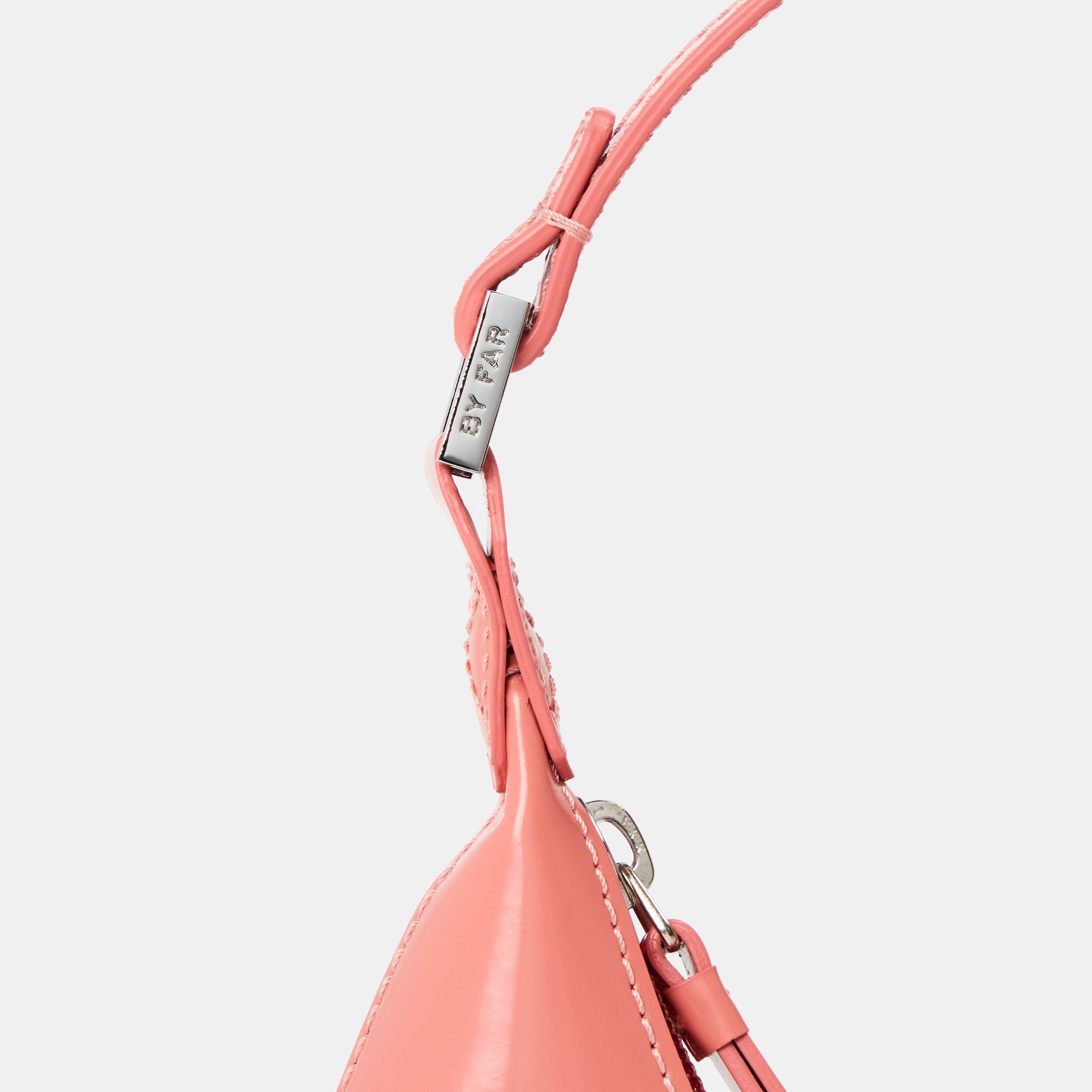 Pink - By Far - Women's Leather Shoulder Bags - 4