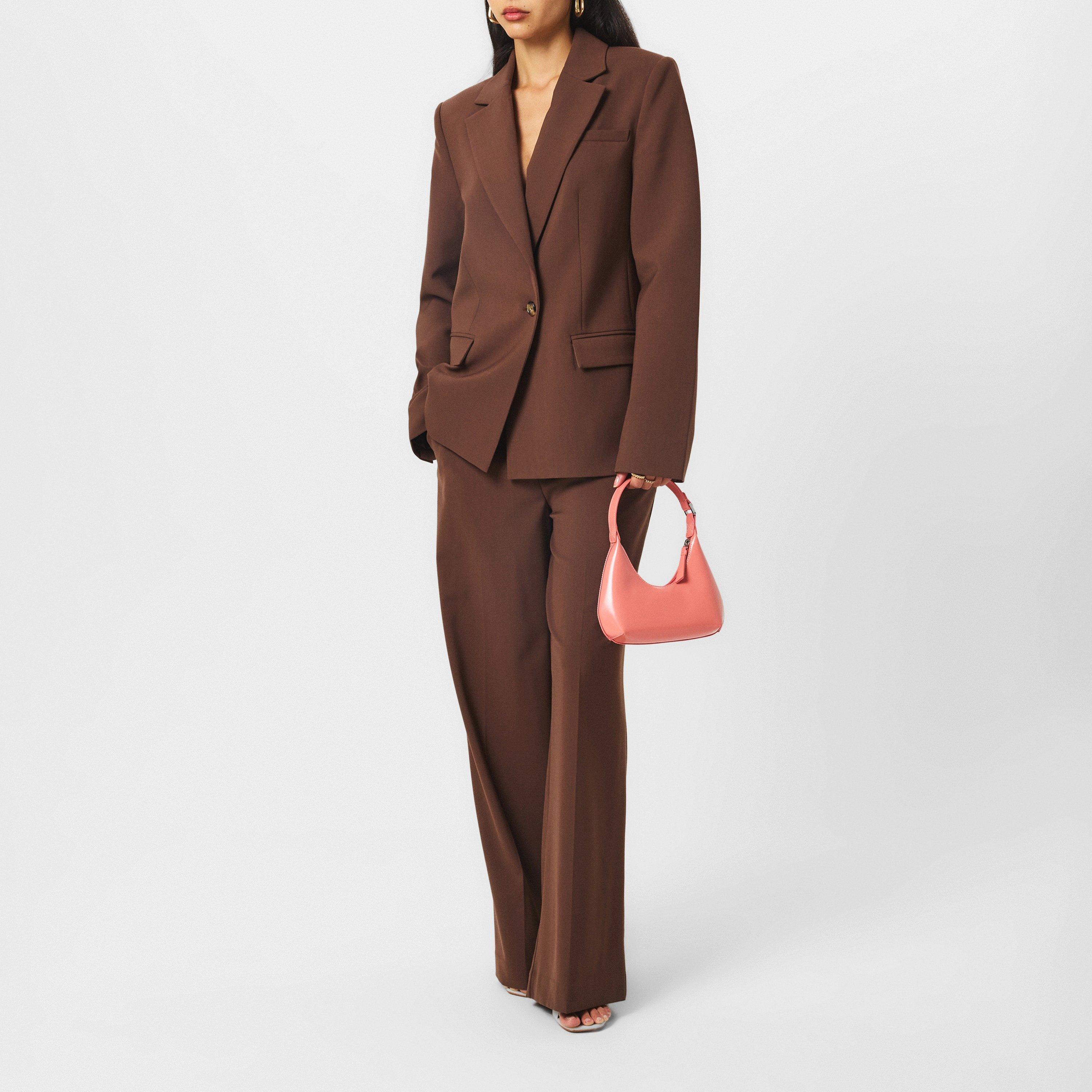 Pink - By Far - Women's Leather Shoulder Bags - 6