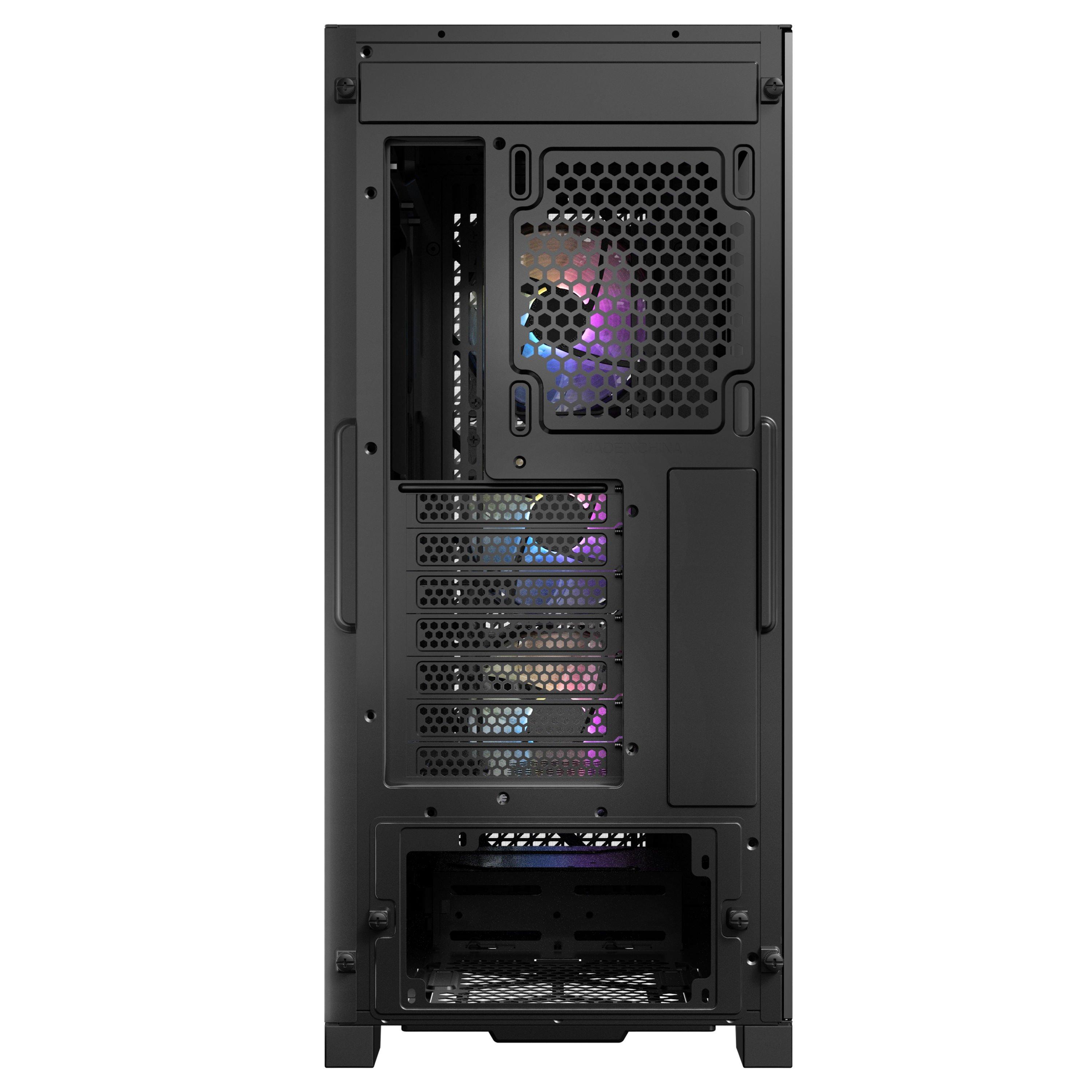 Black - Antec - P20C ARGB Midi Tower Black - 3