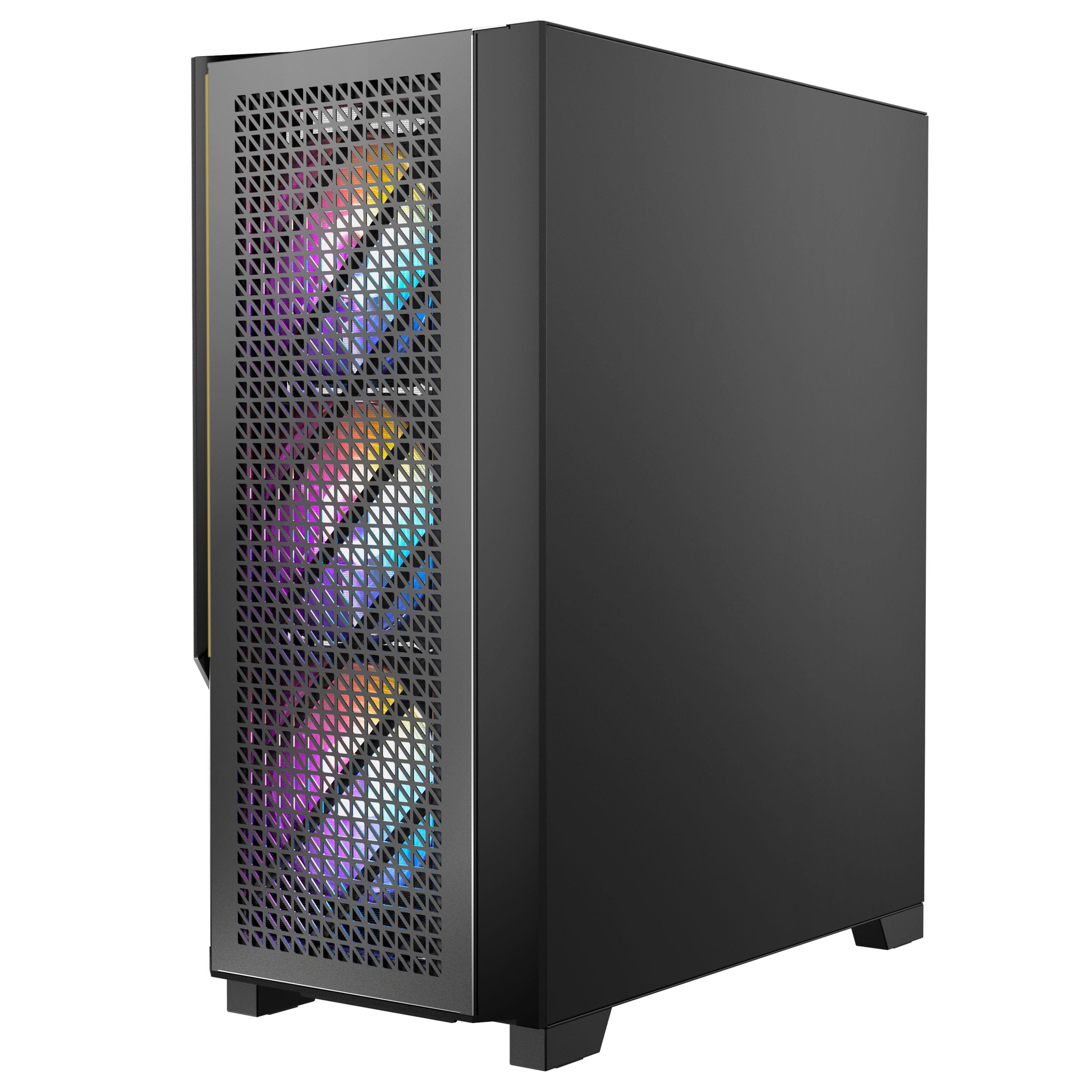 Black - Antec - P20C ARGB Midi Tower Black - 5