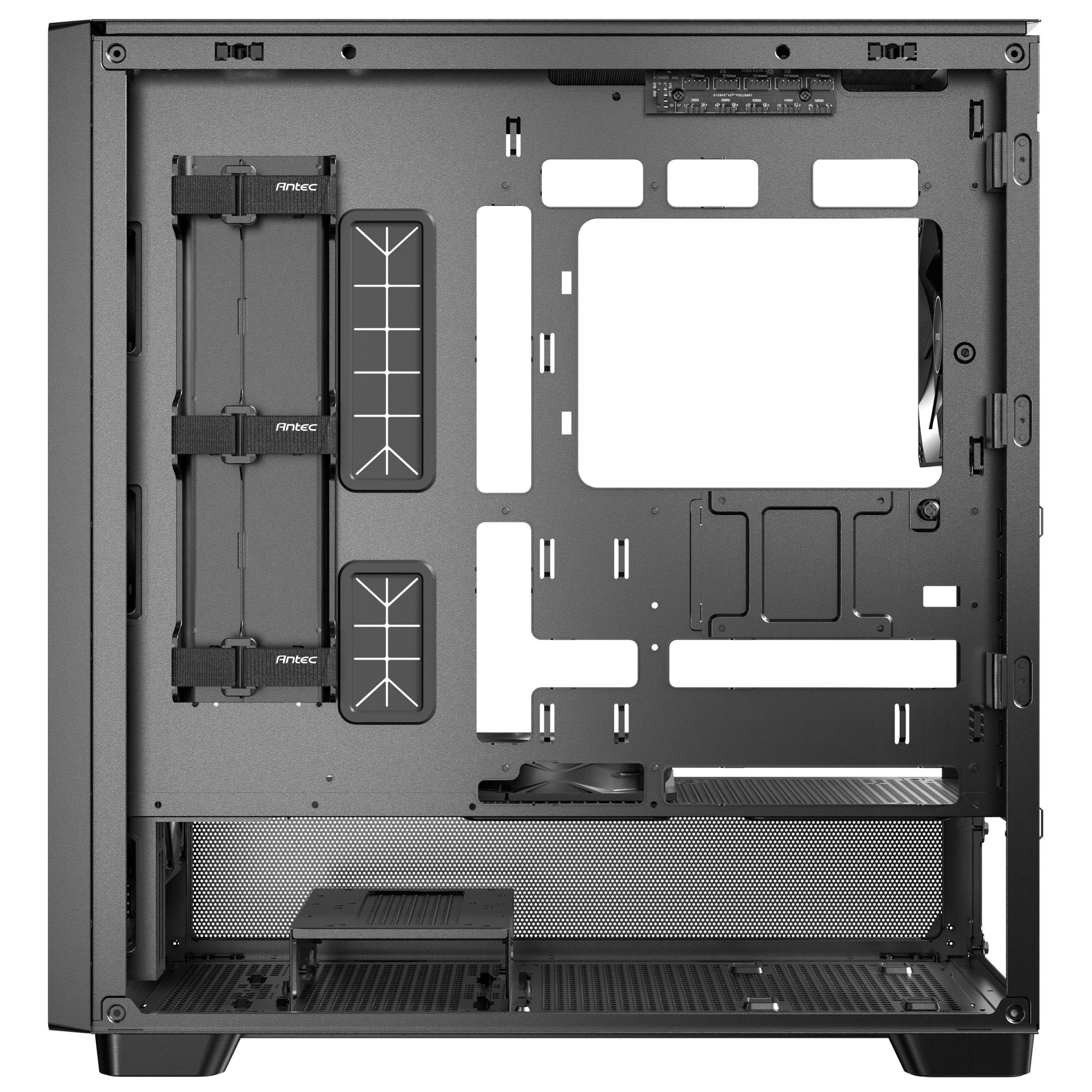 Black - Antec - FLUX SE Midi Tower Black Wood - 6