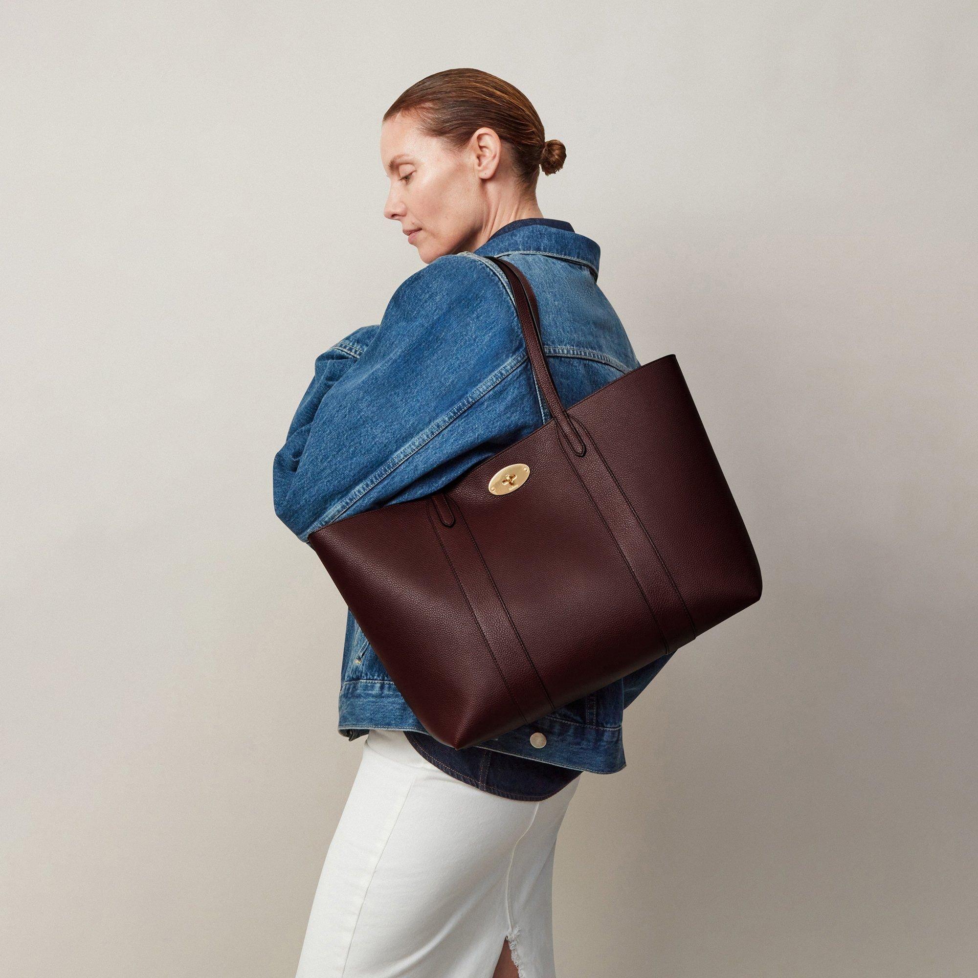 BurgundyOxfBlue - Mulberry - Bayswater Tote - 3