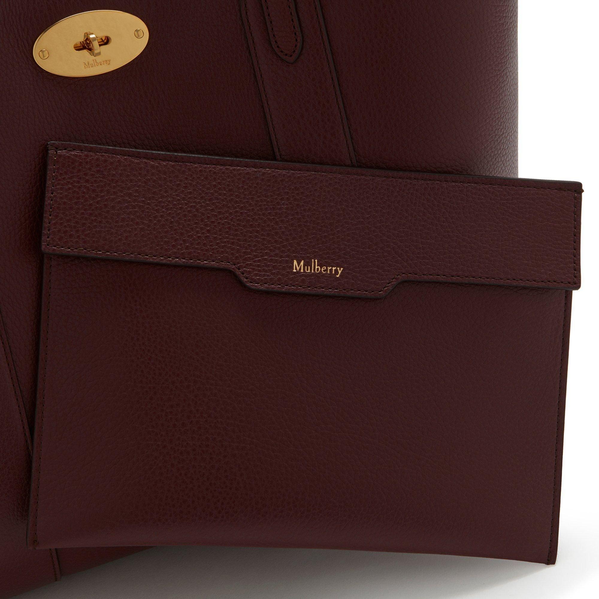 BurgundyOxfBlue - Mulberry - Bayswater Tote - 5