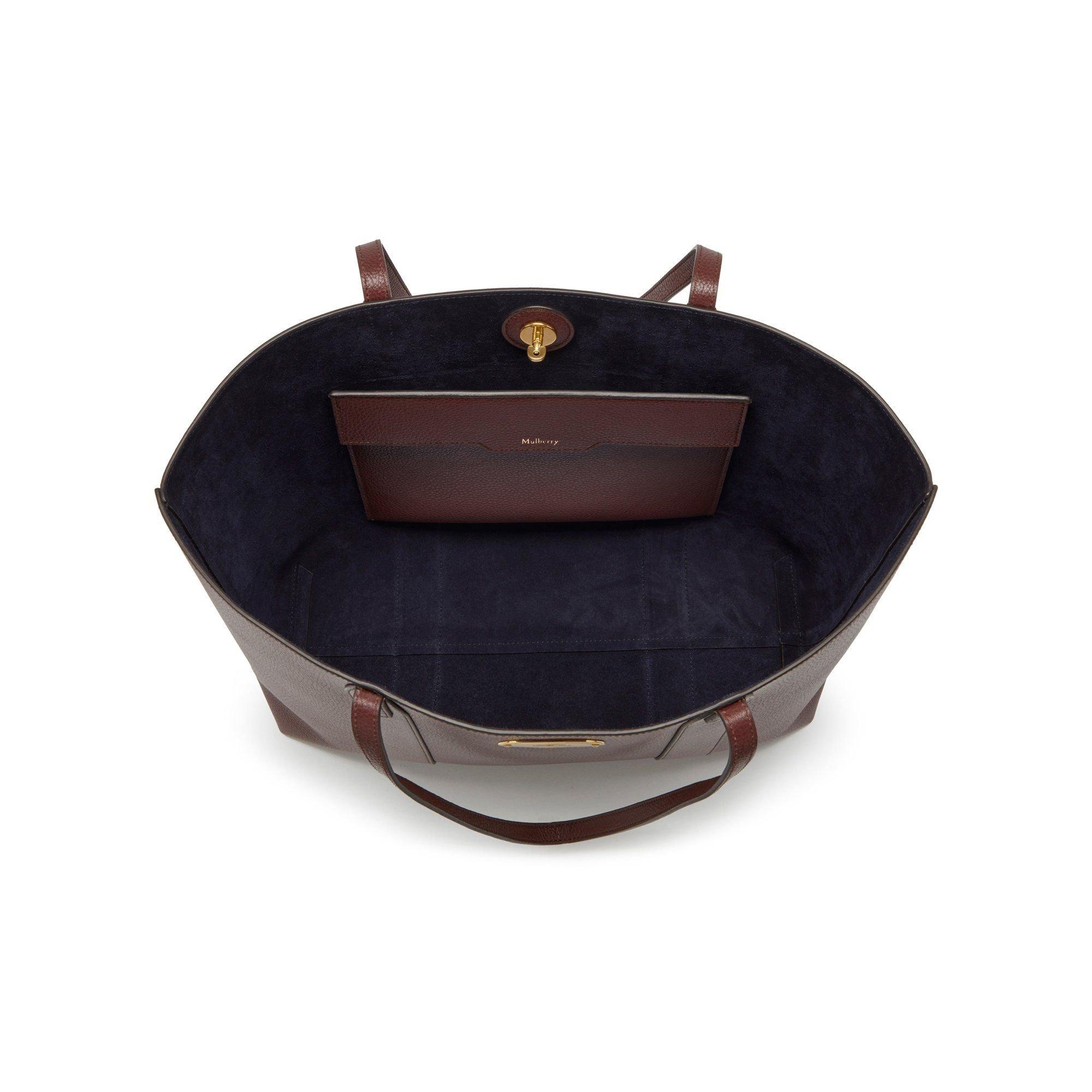 BurgundyOxfBlue - Mulberry - Bayswater Tote - 6