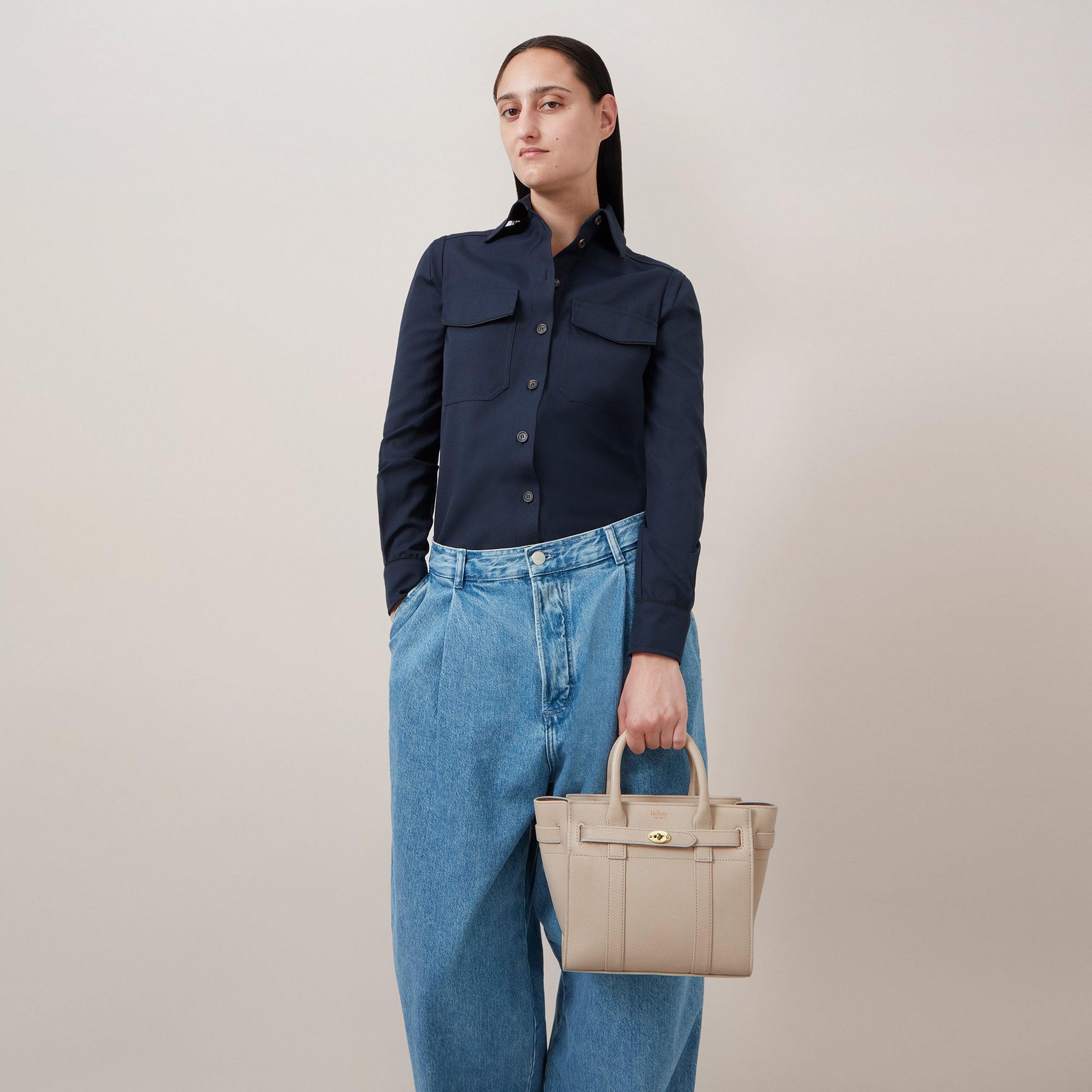 Chalk - Mulberry - Mini Zipped Bayswater - 3