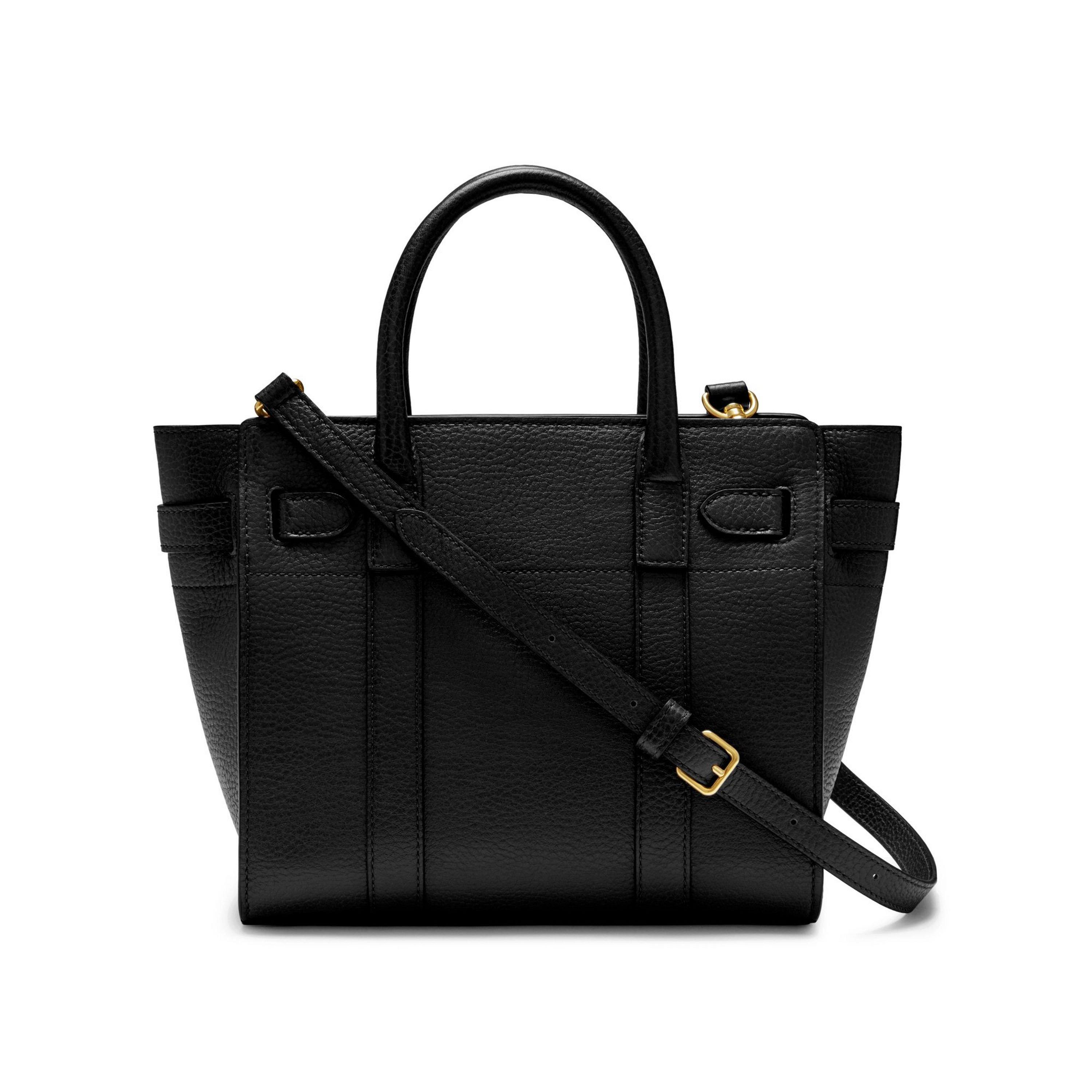 Black* - Mulberry - Mini Zipped Bayswater - 2